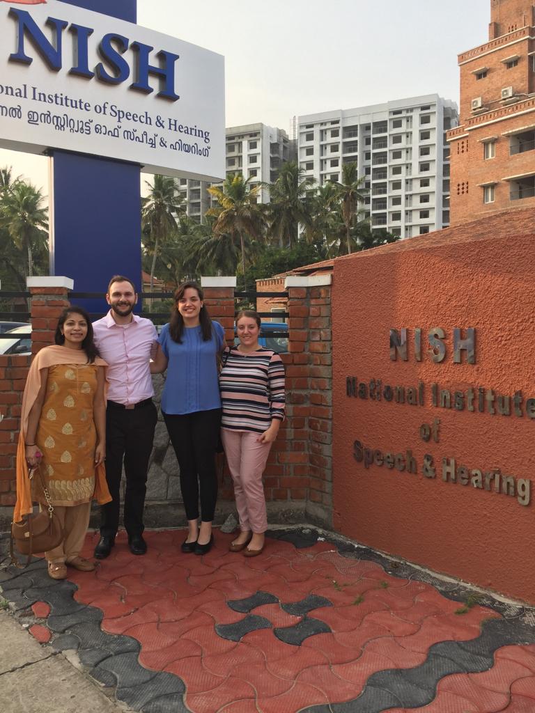 Students at NISH in India