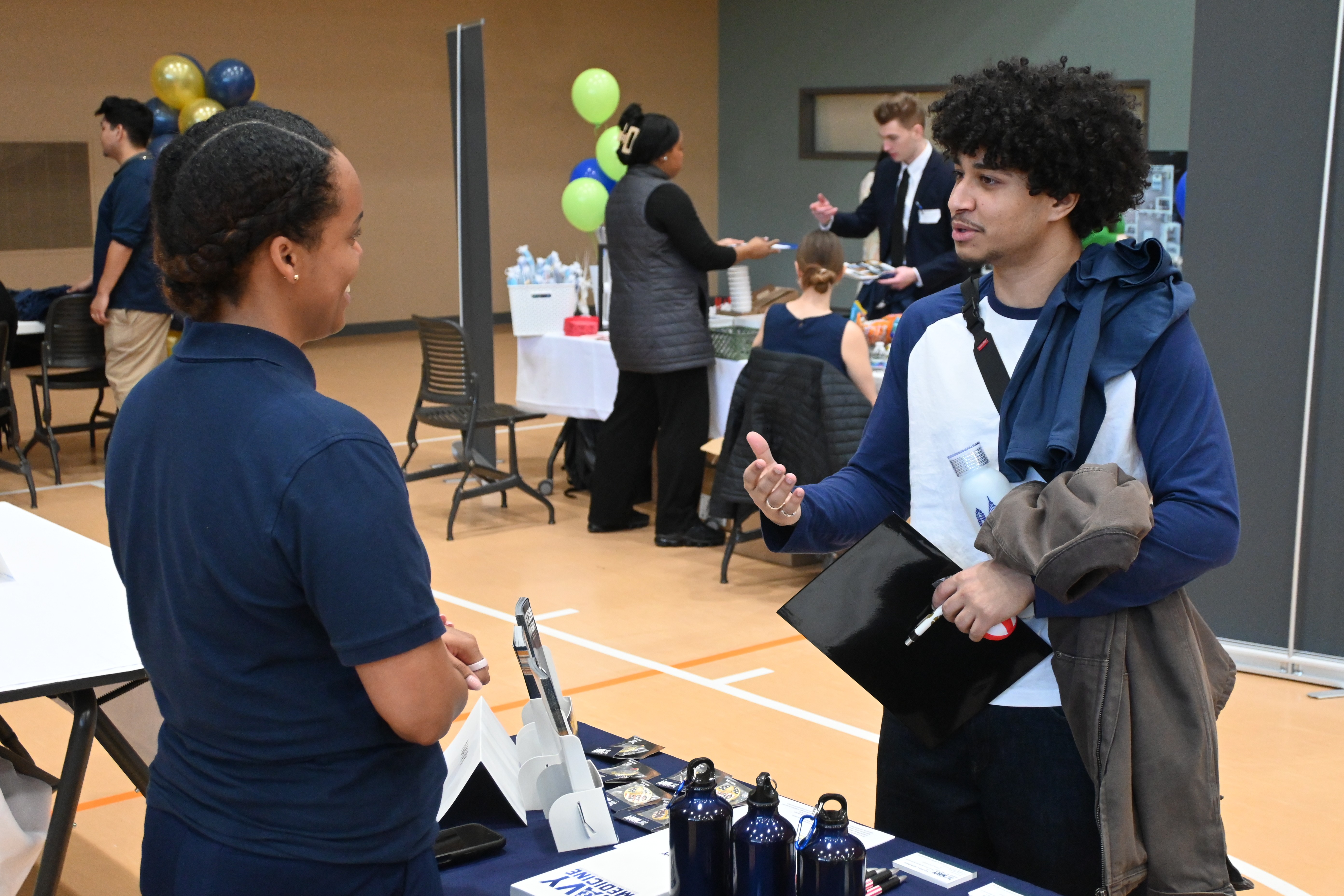 OD student Ali Abdelhalem at Accepted Students Day pic2