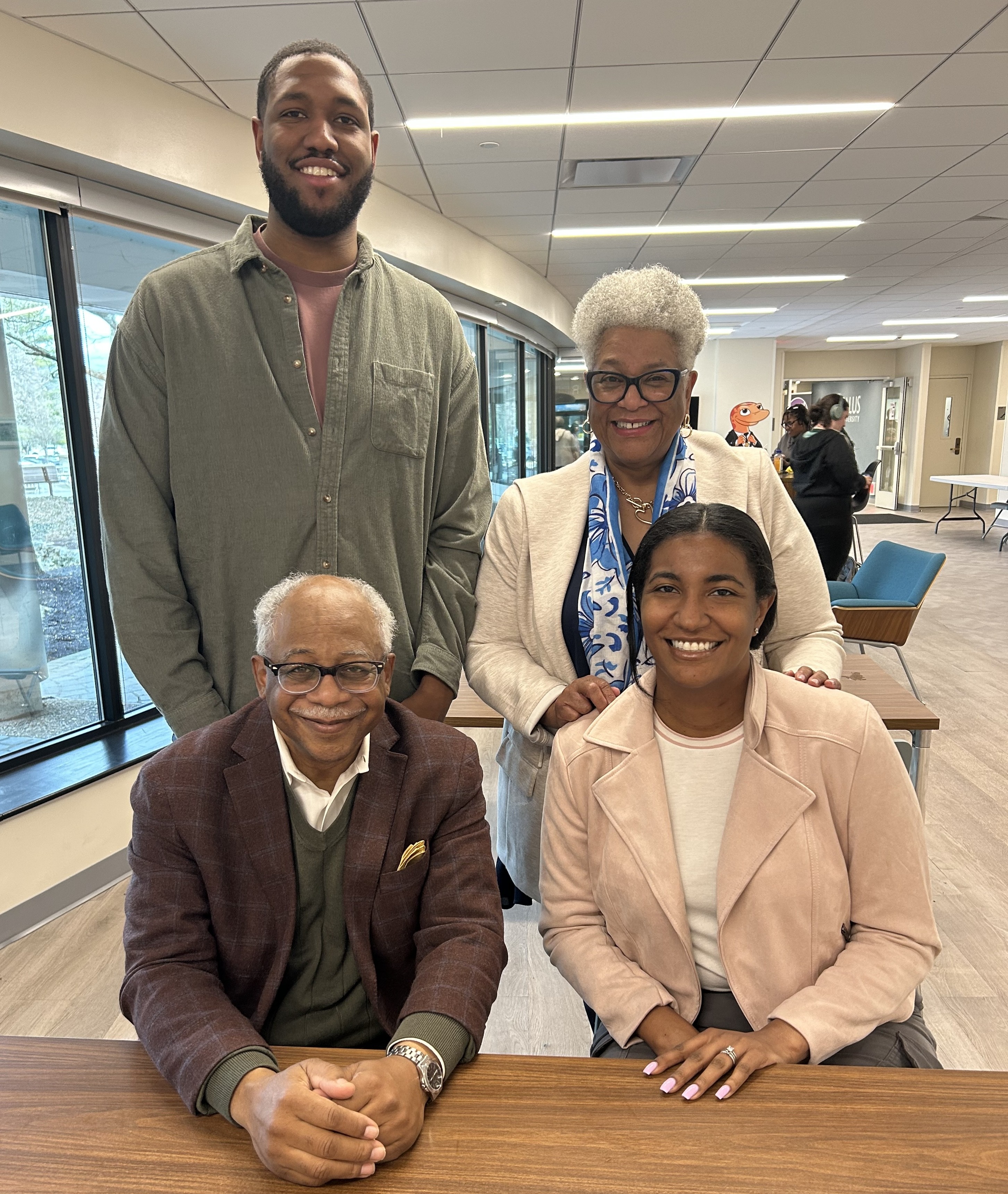 Dr. and Mrs. Williams with Erique and Danille Gumbs