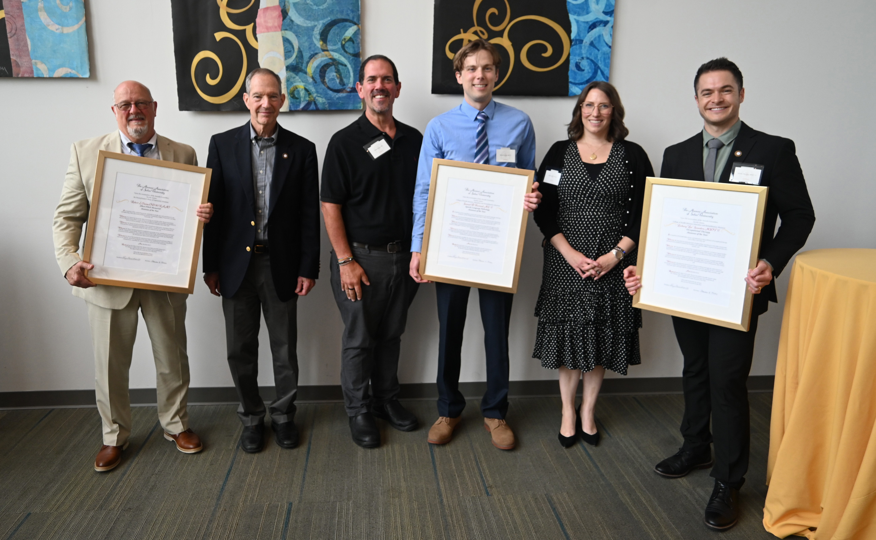 Alumni Award winners and presenters group photo