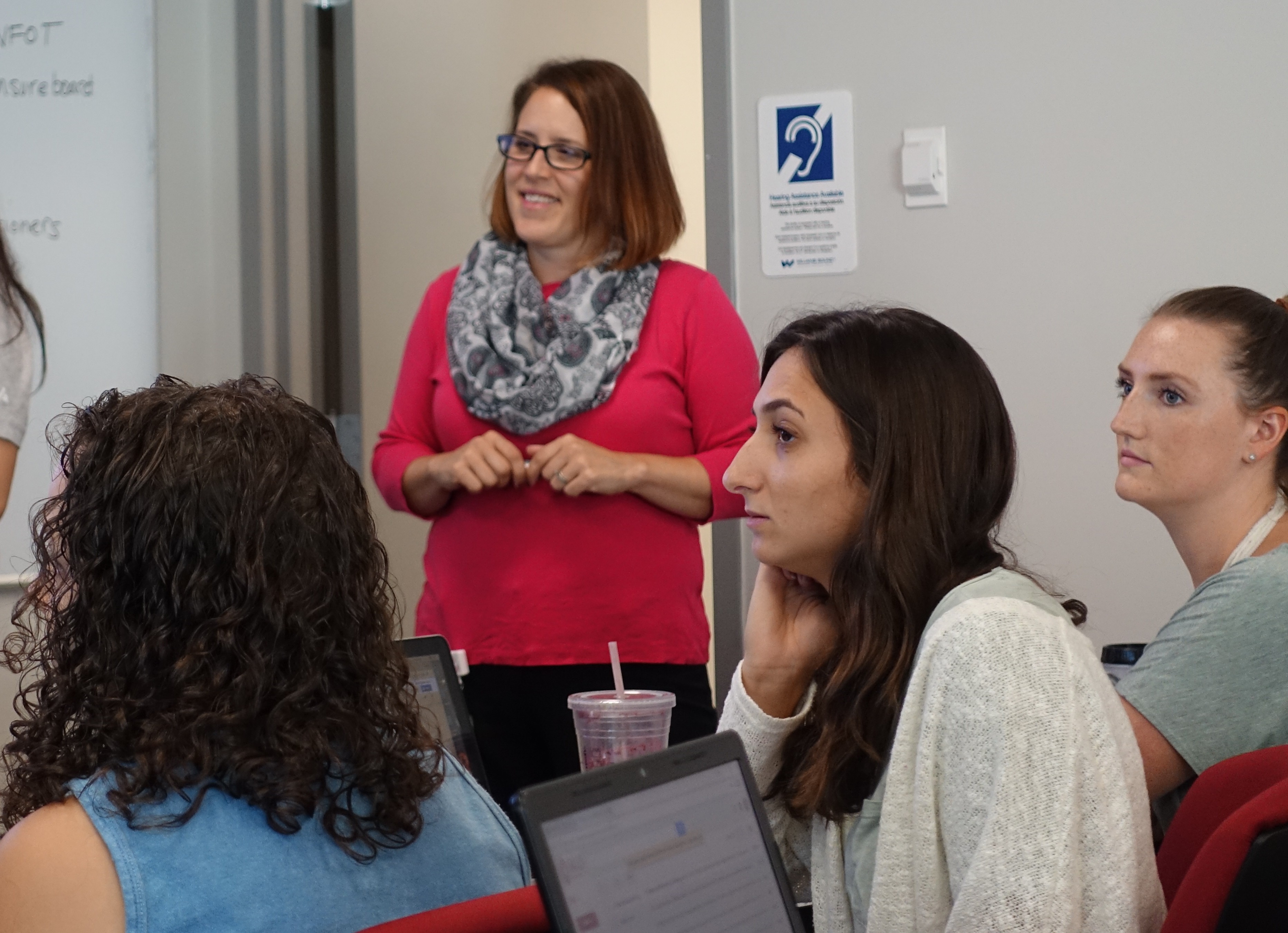 Andrea Tyszka in the classroom pic1