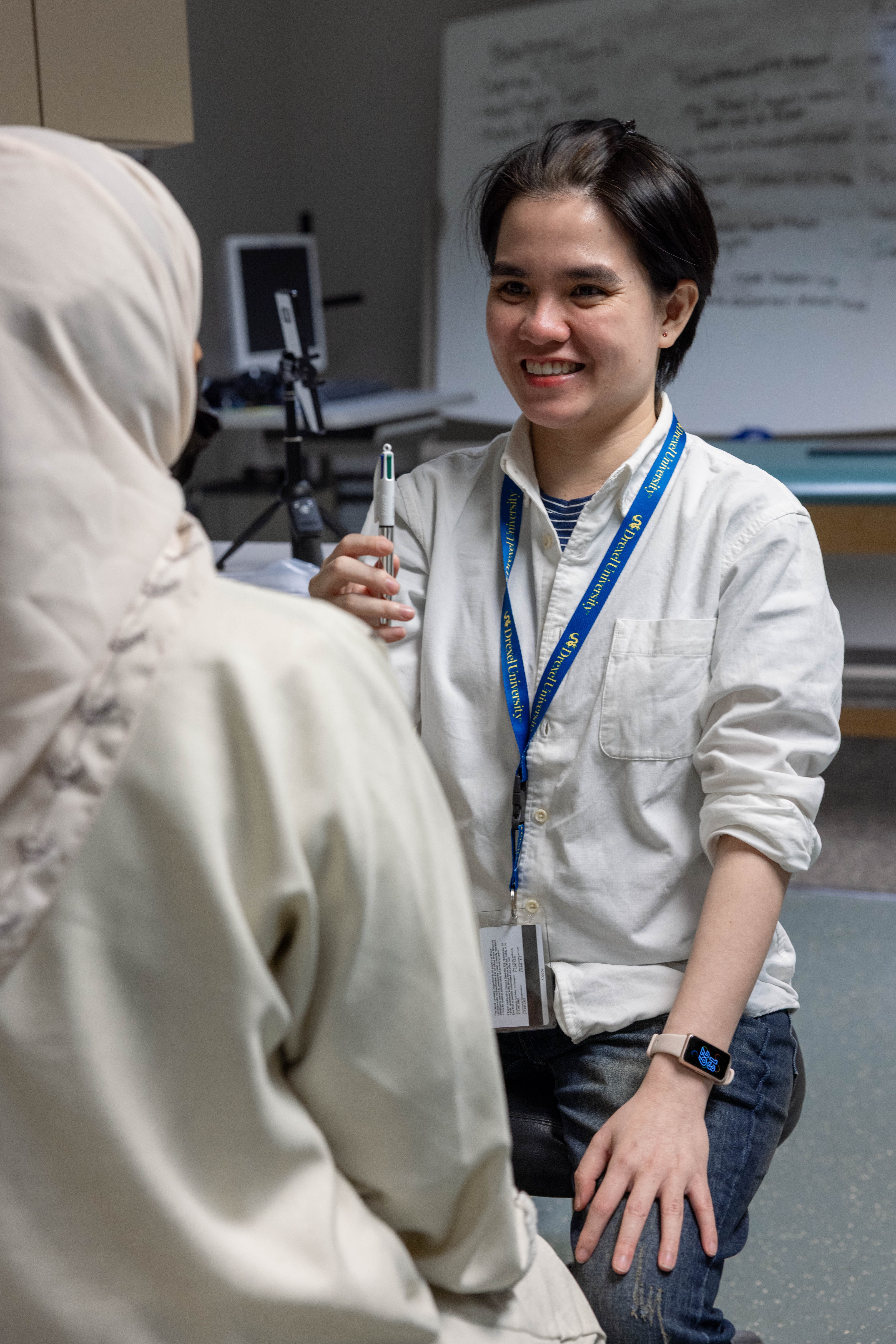 AUD distance ed student tests another student pic2