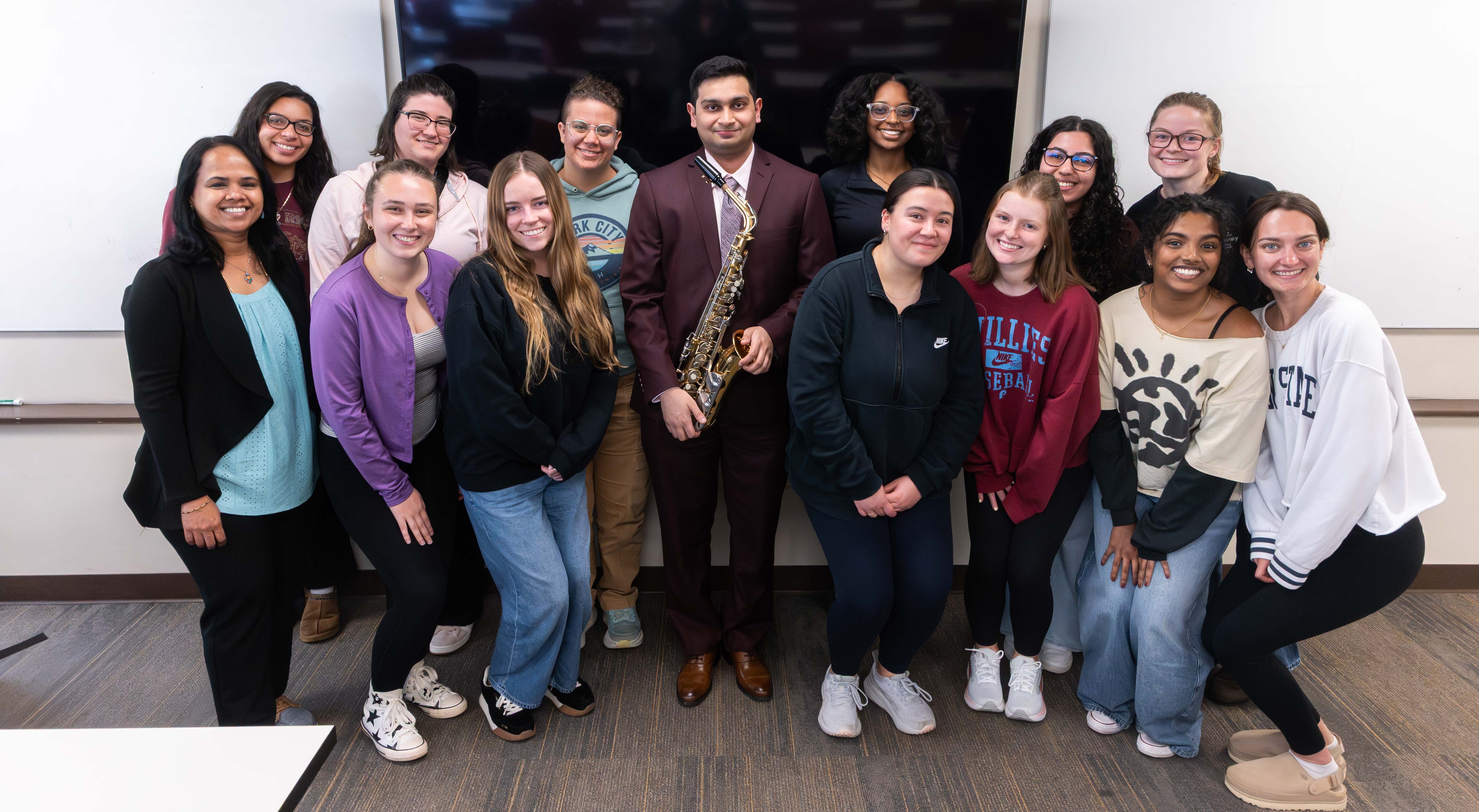 Audiology Lecture Series attendees group