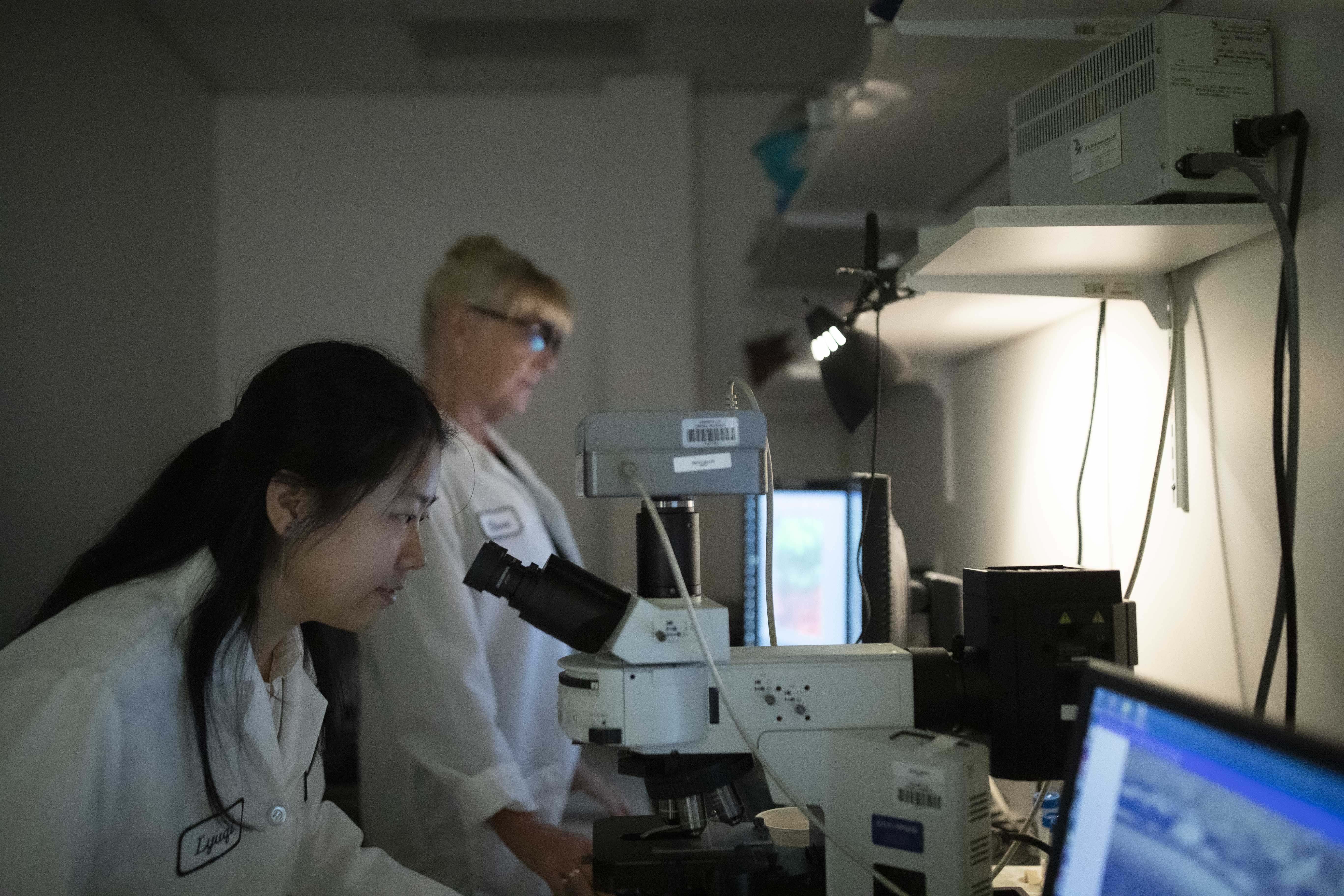 Two researchers in Biomed pic2