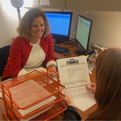 Christine McBennett in her office thumb1