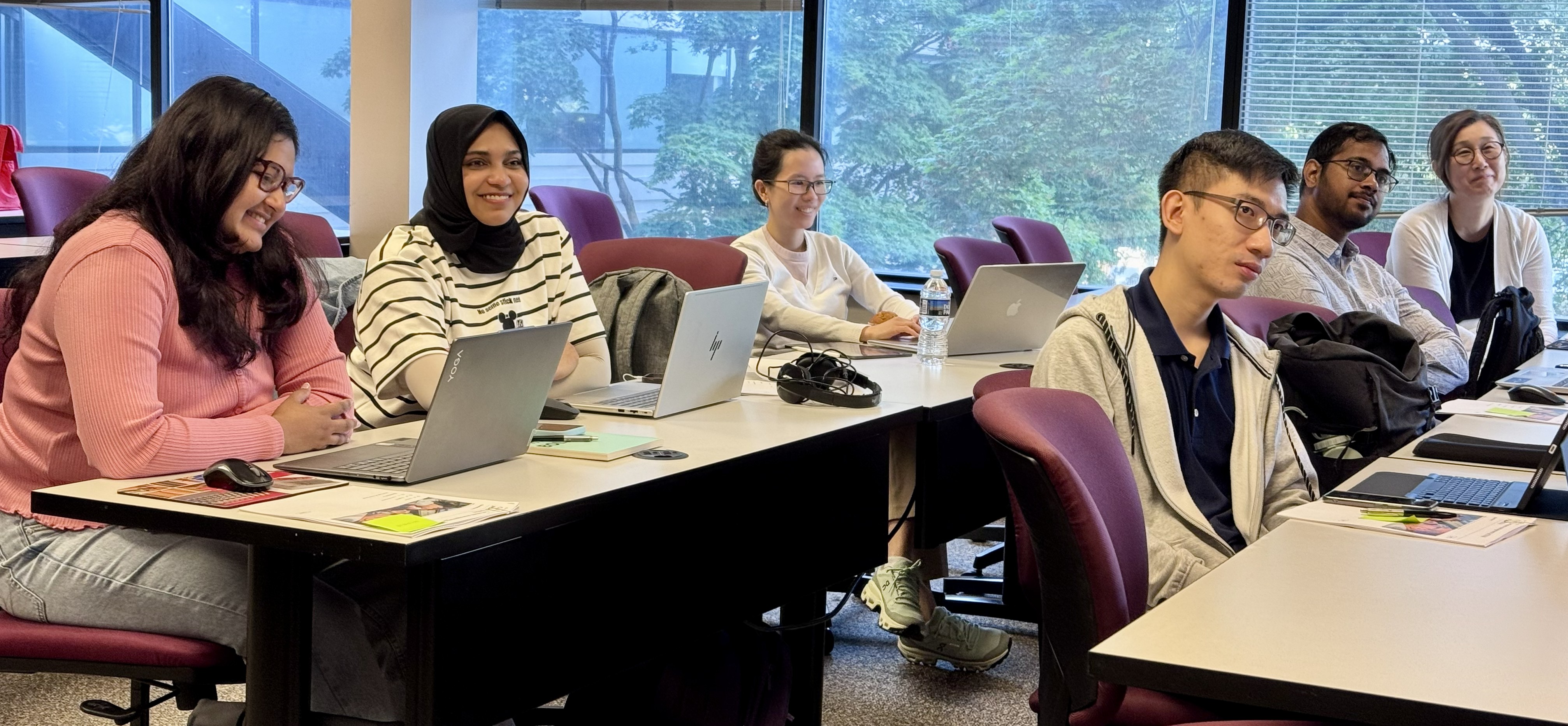 AUD distance ed students in the classroom