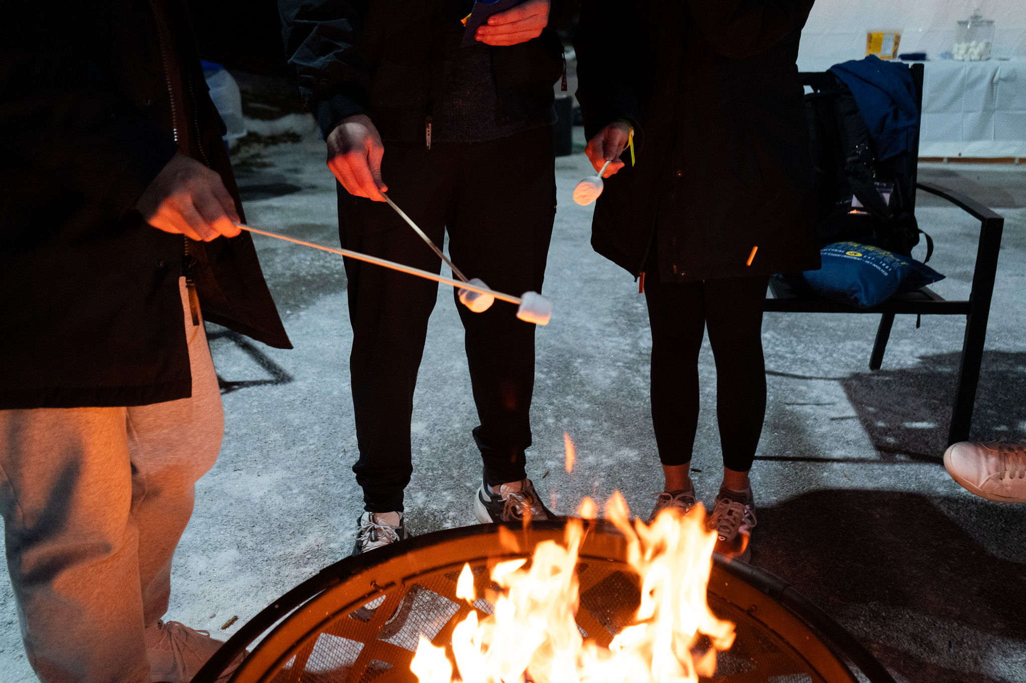 Roasting Homecoming marshmallows pic4