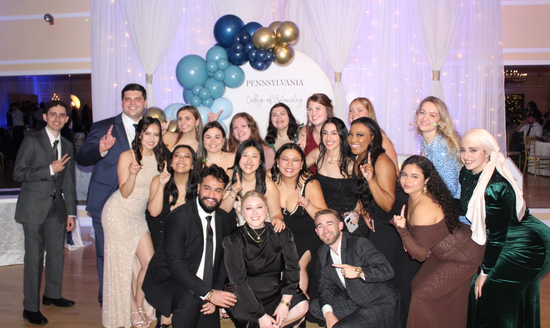 Group of students at the Eyeball 2025