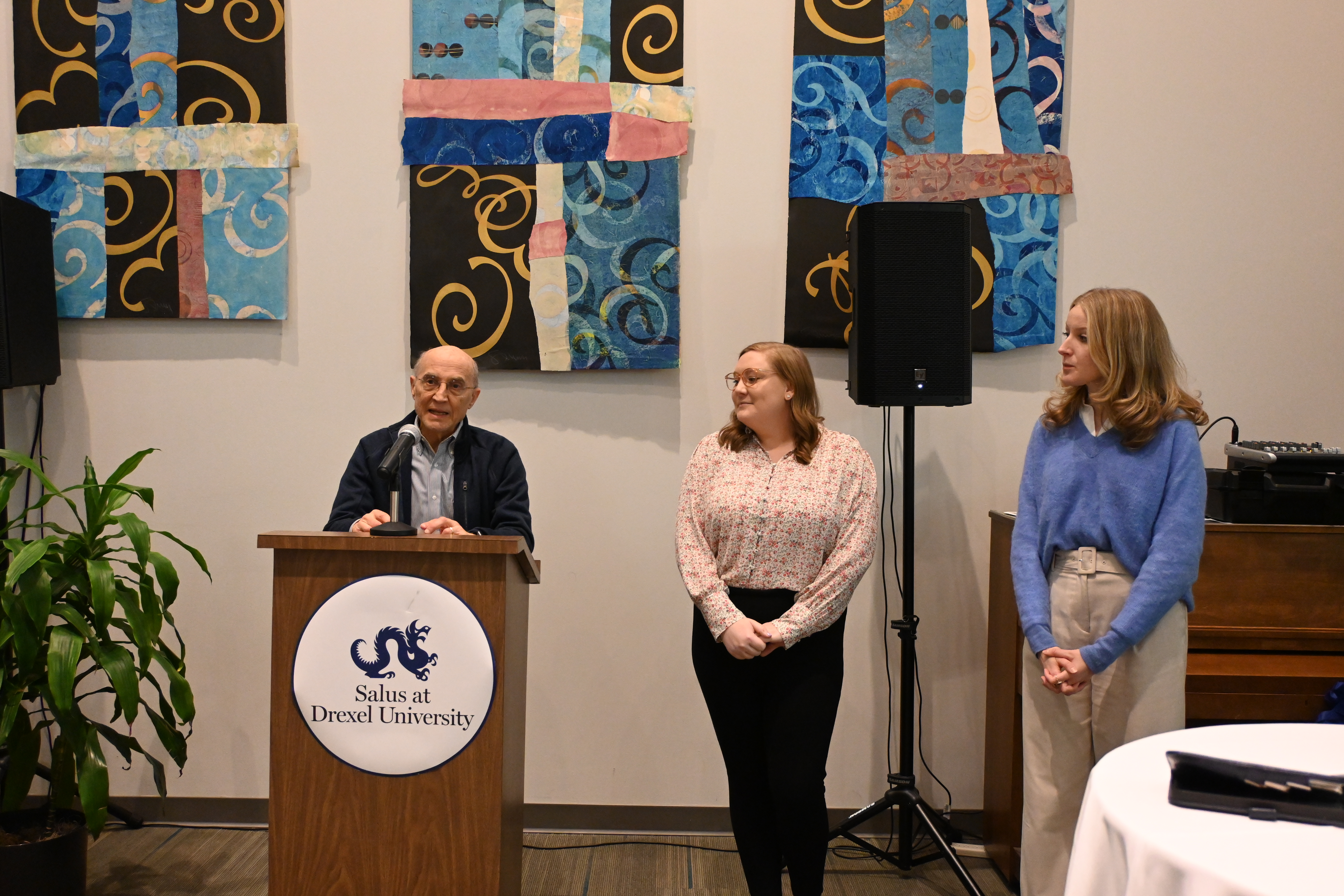 Dr. Scheiman and two new staffers