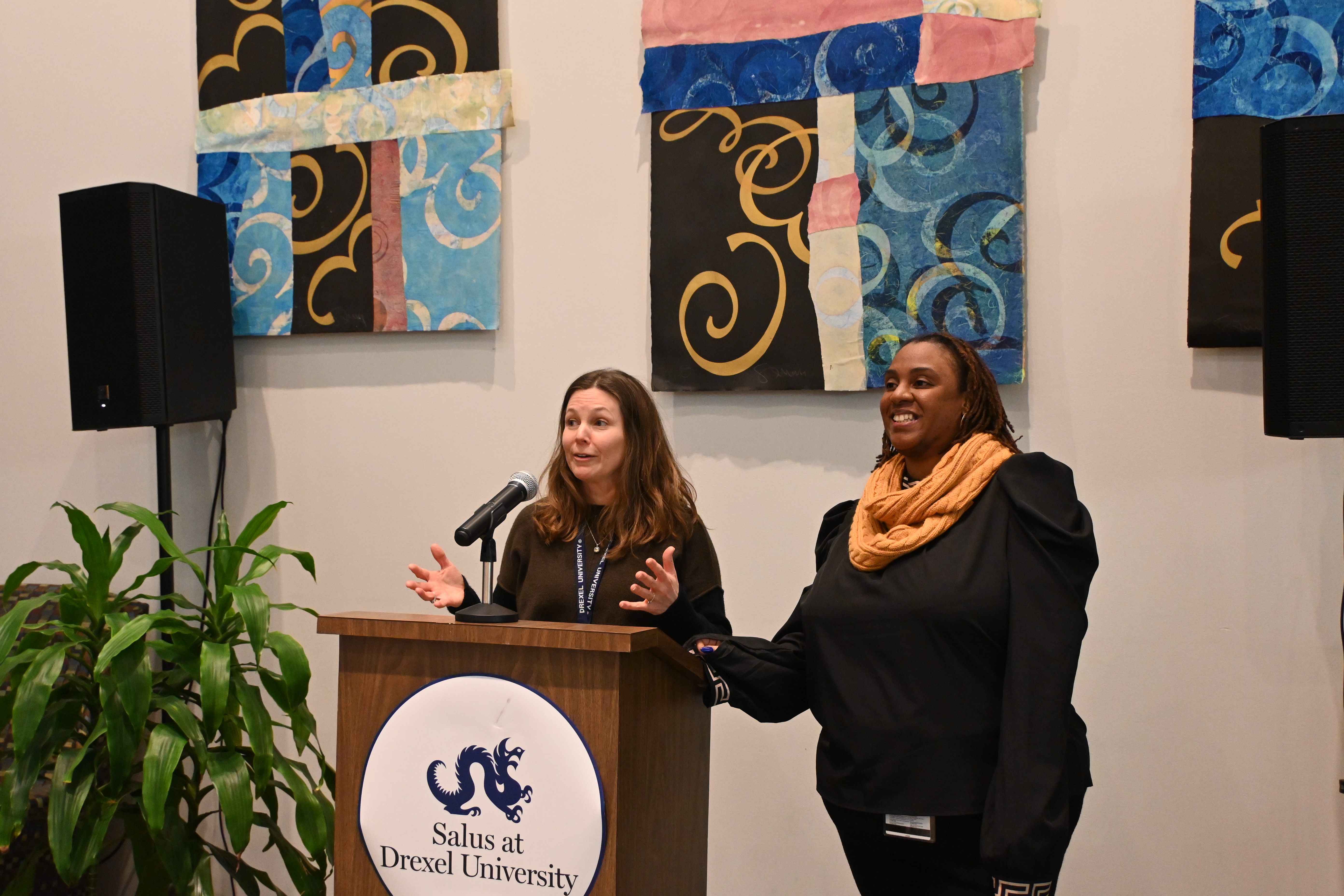 Faculty social new staffer introduced