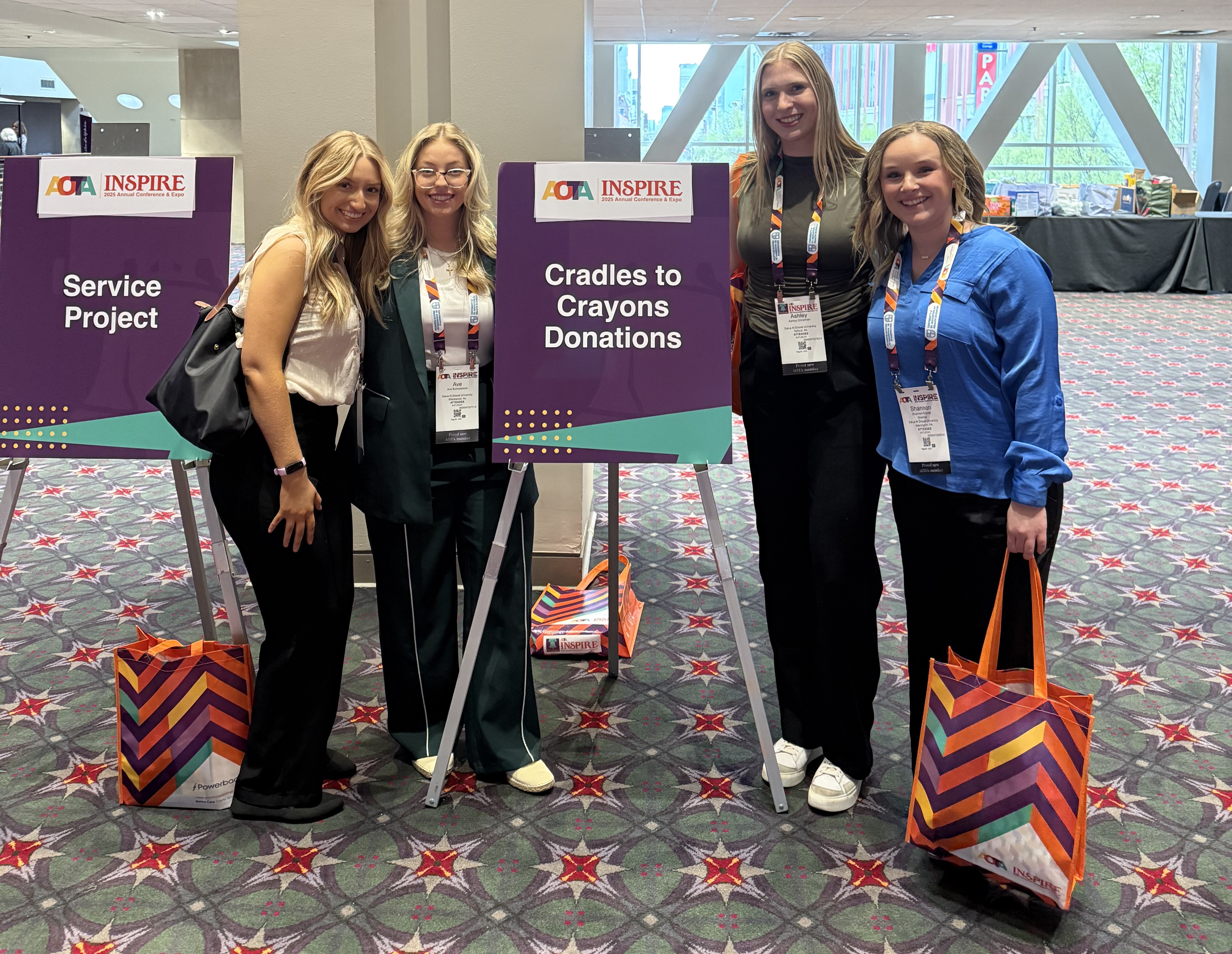 Cradles to Crayon OT students pic