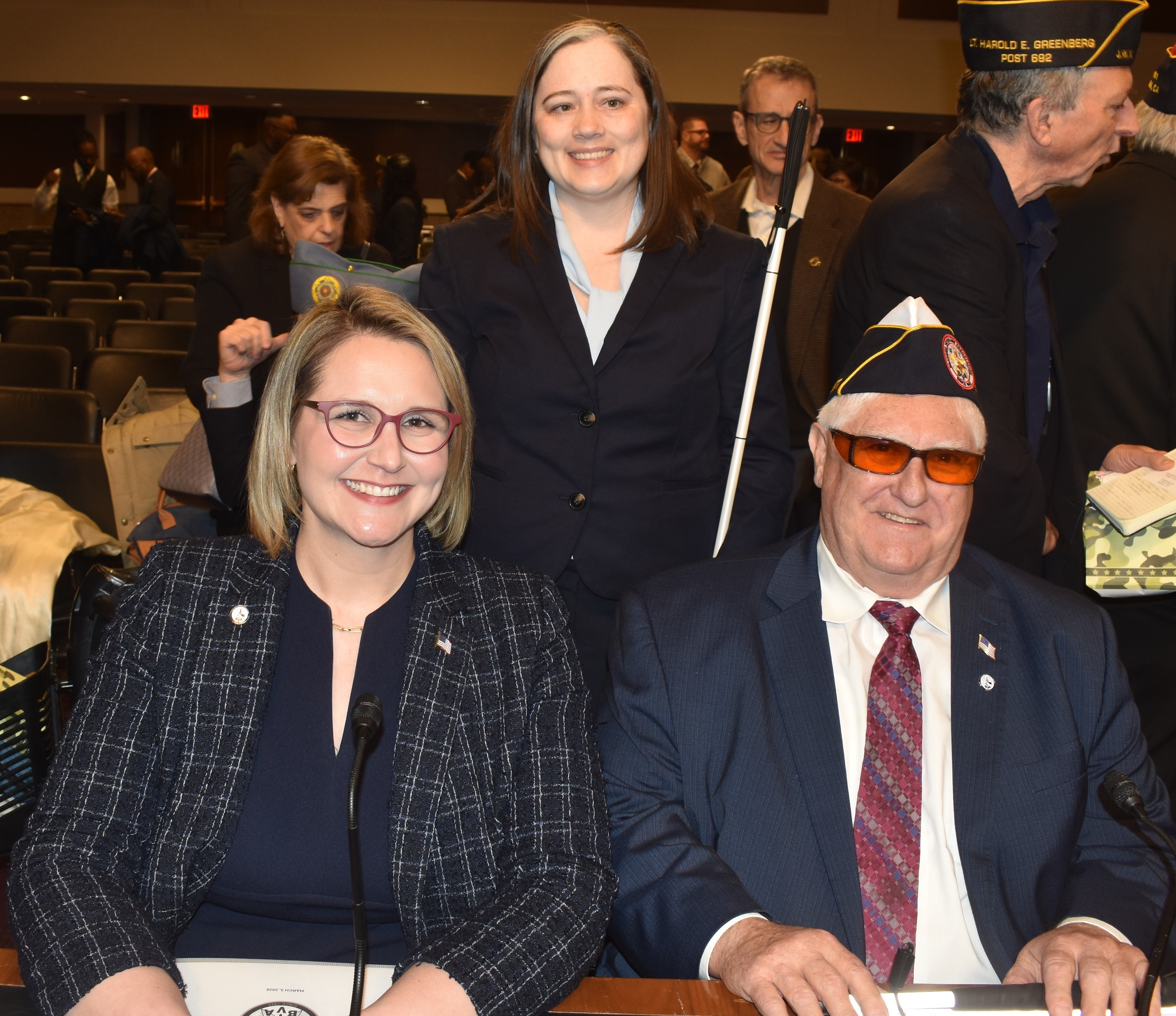 Lea Rowe, Domonique Lawless and veteran pic2