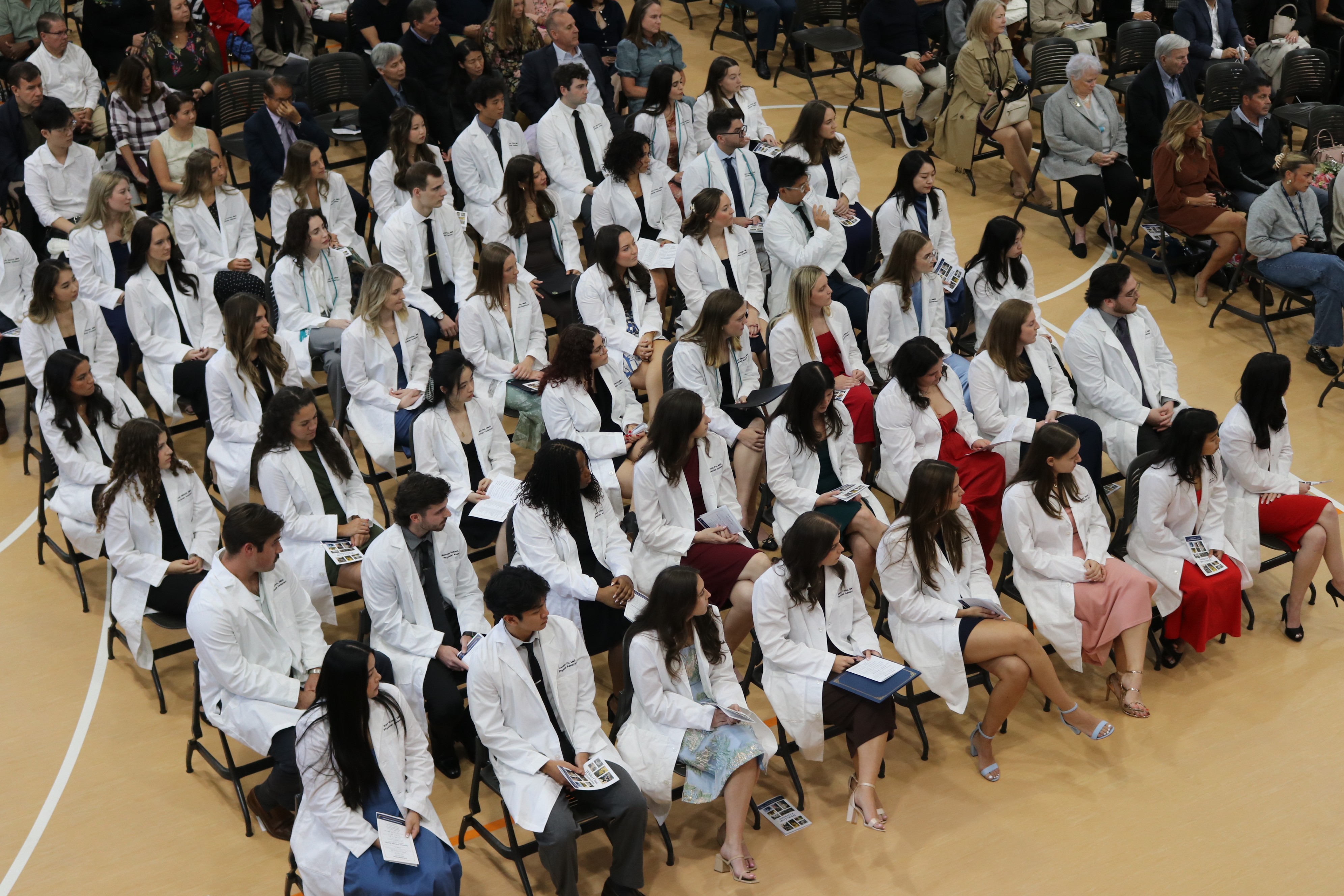 Overhead white coat class pic4