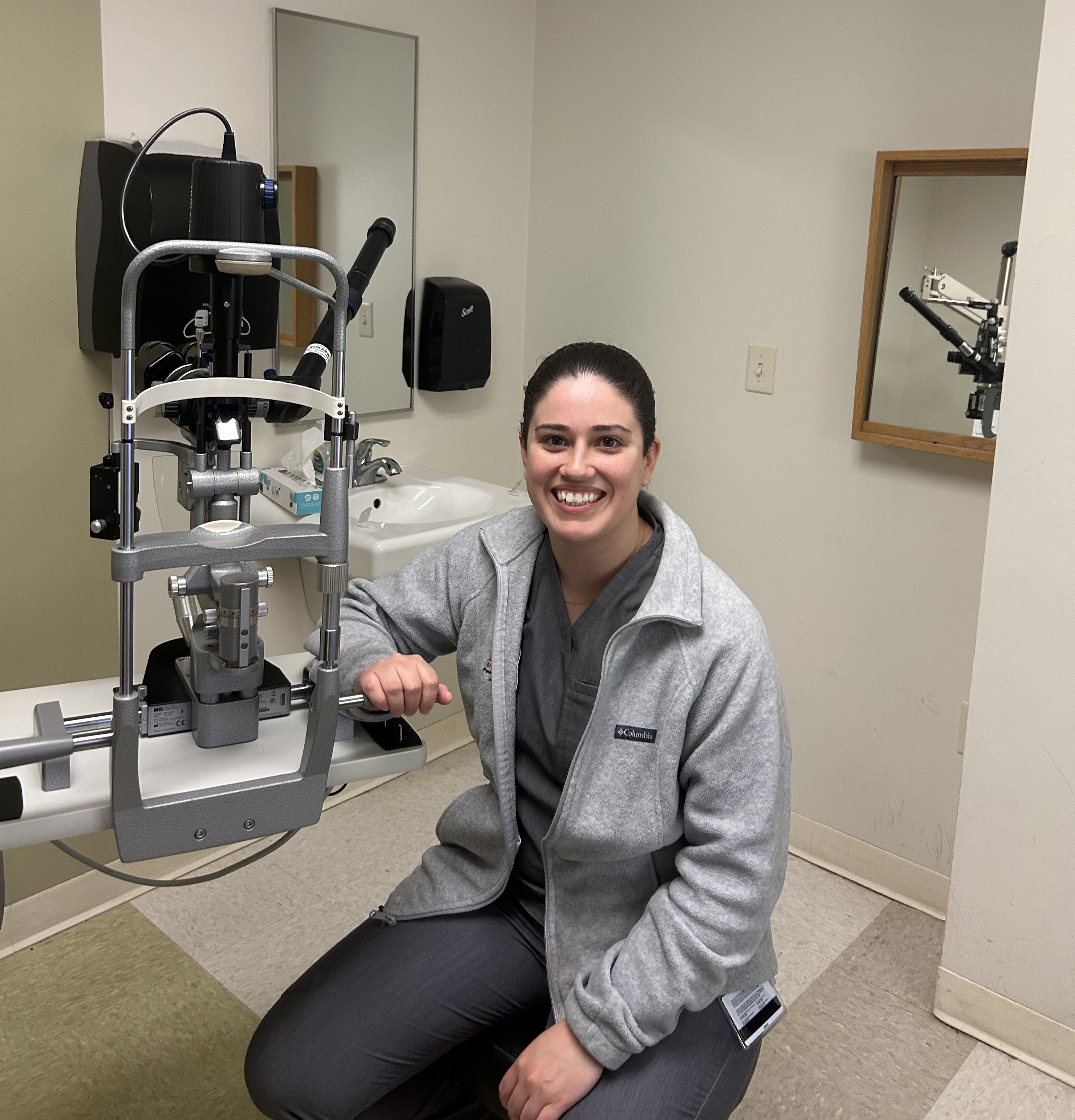 Mariana Garcia in an exam room