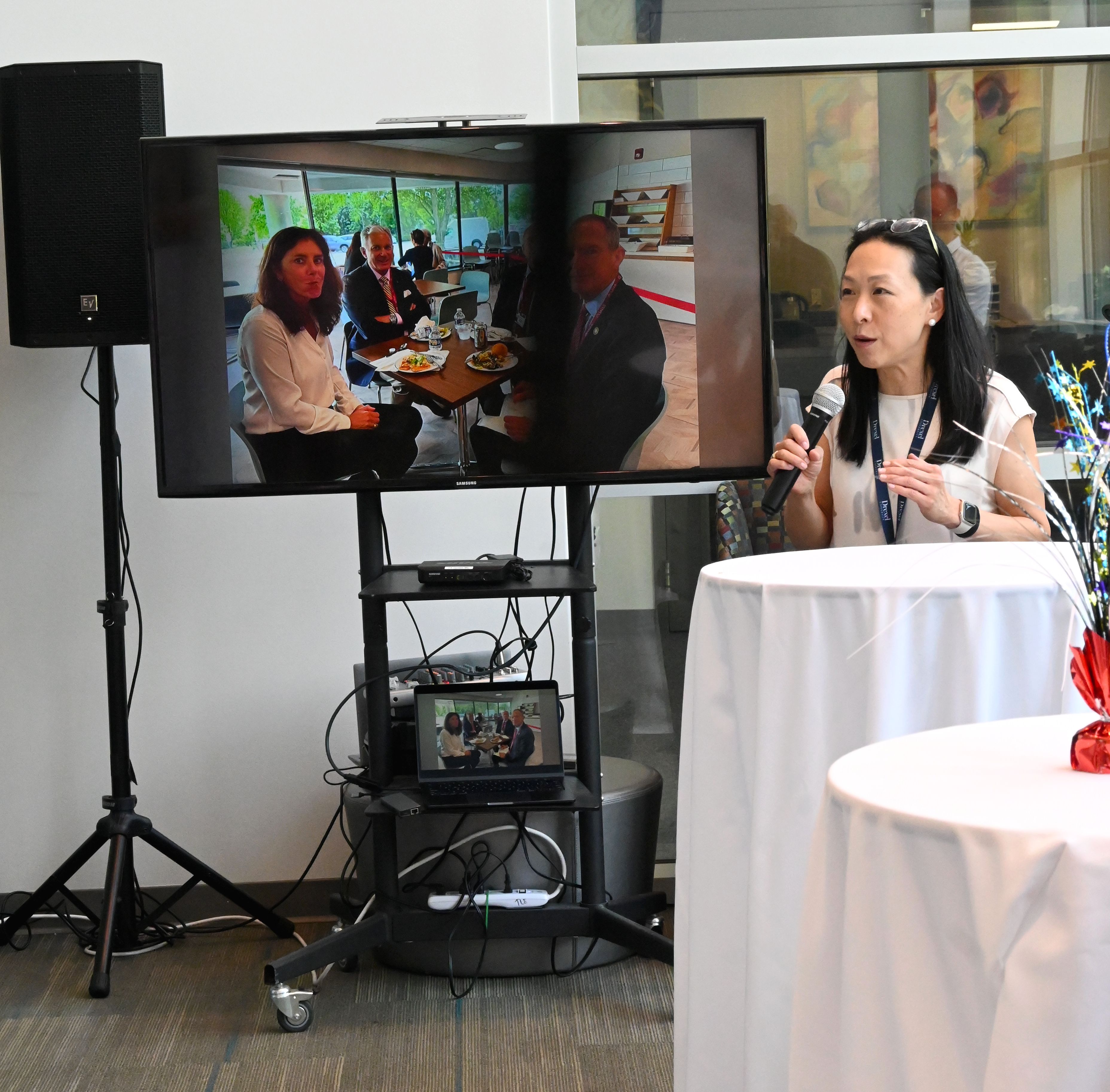 Beth Moy at MHM recpetion