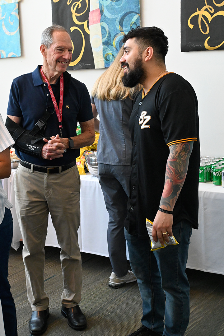 MHM and Walter Benitez at farewell reception