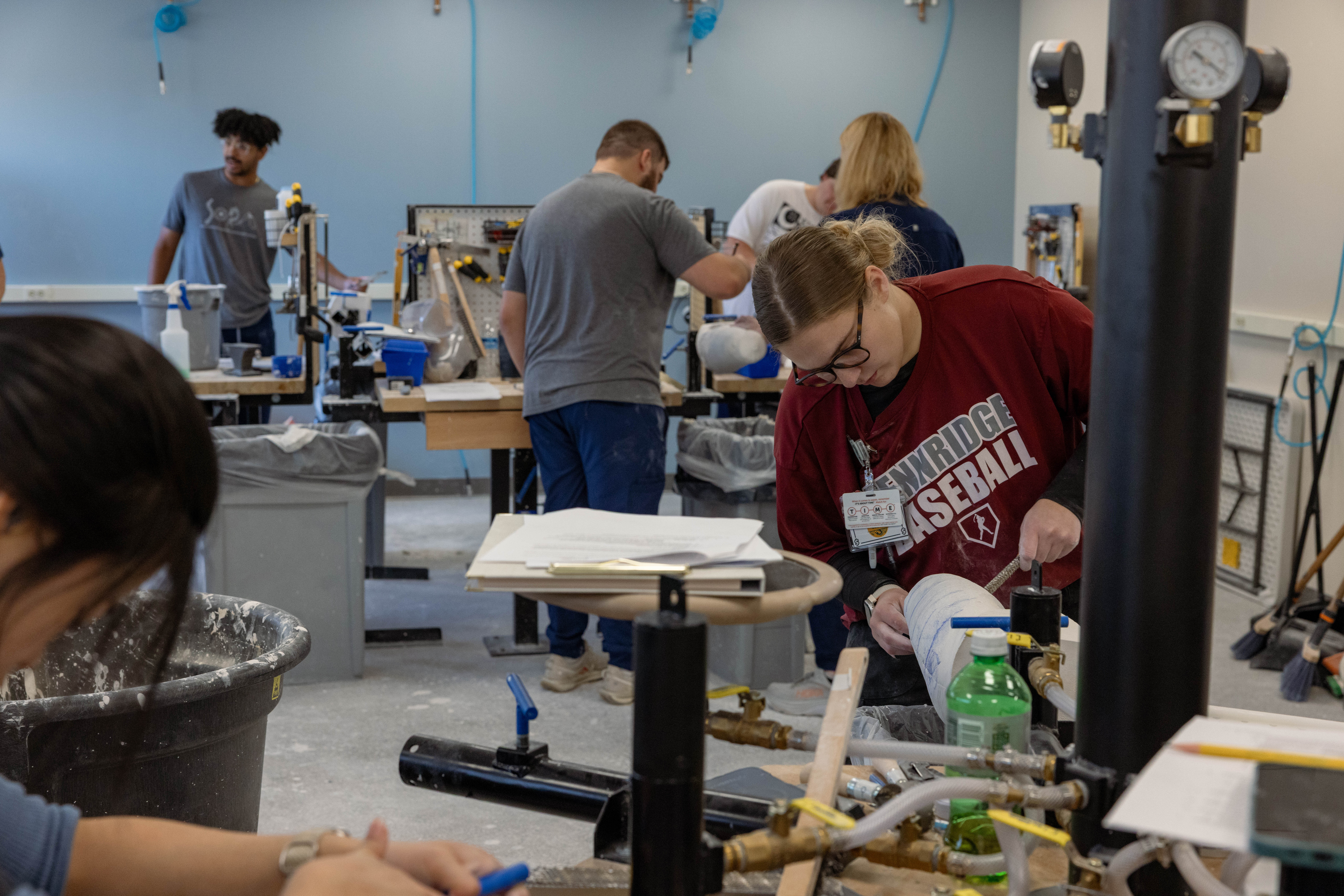 Morgan Semko in O&P lab