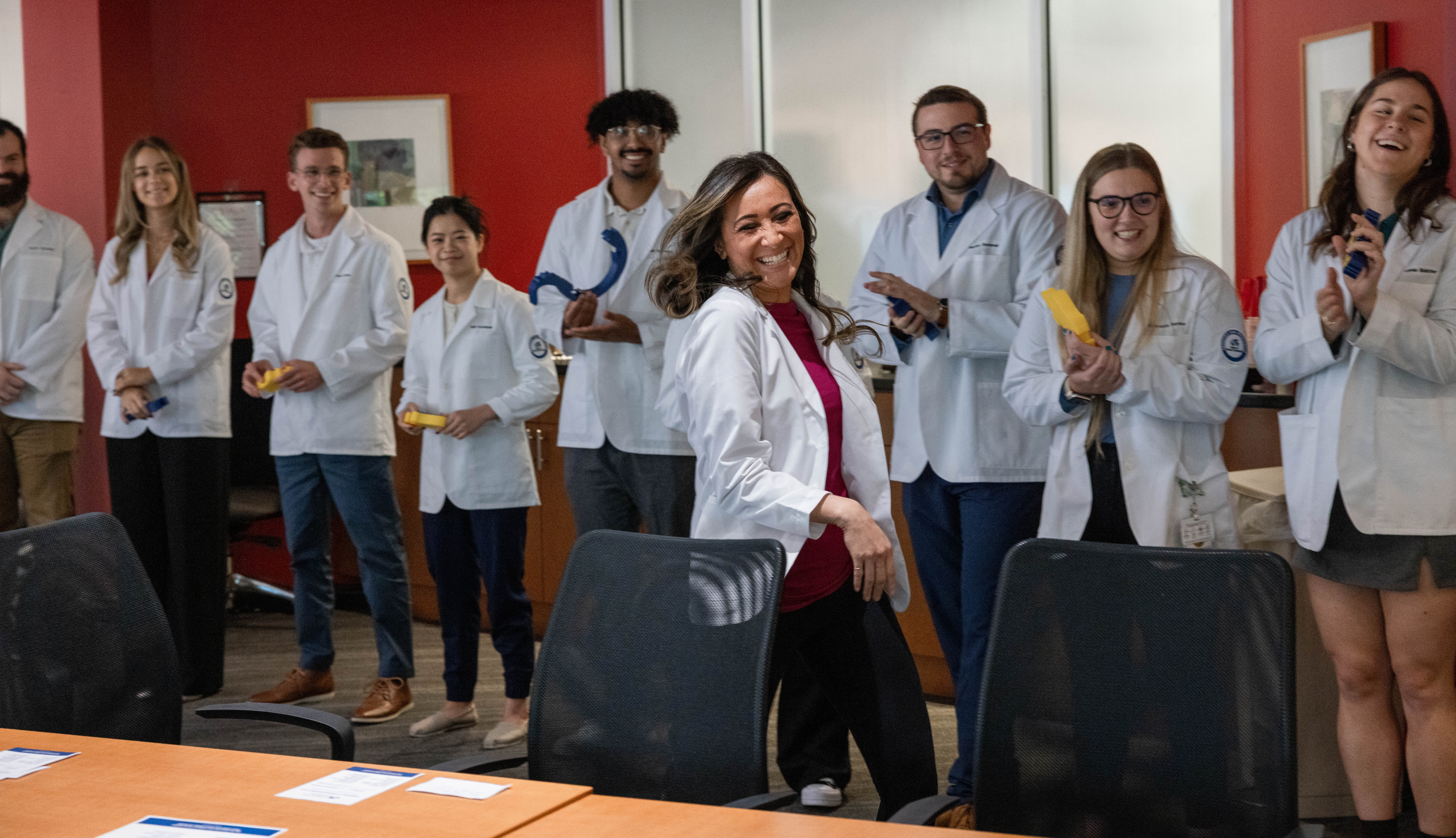 O&P students celebrate residency pic3