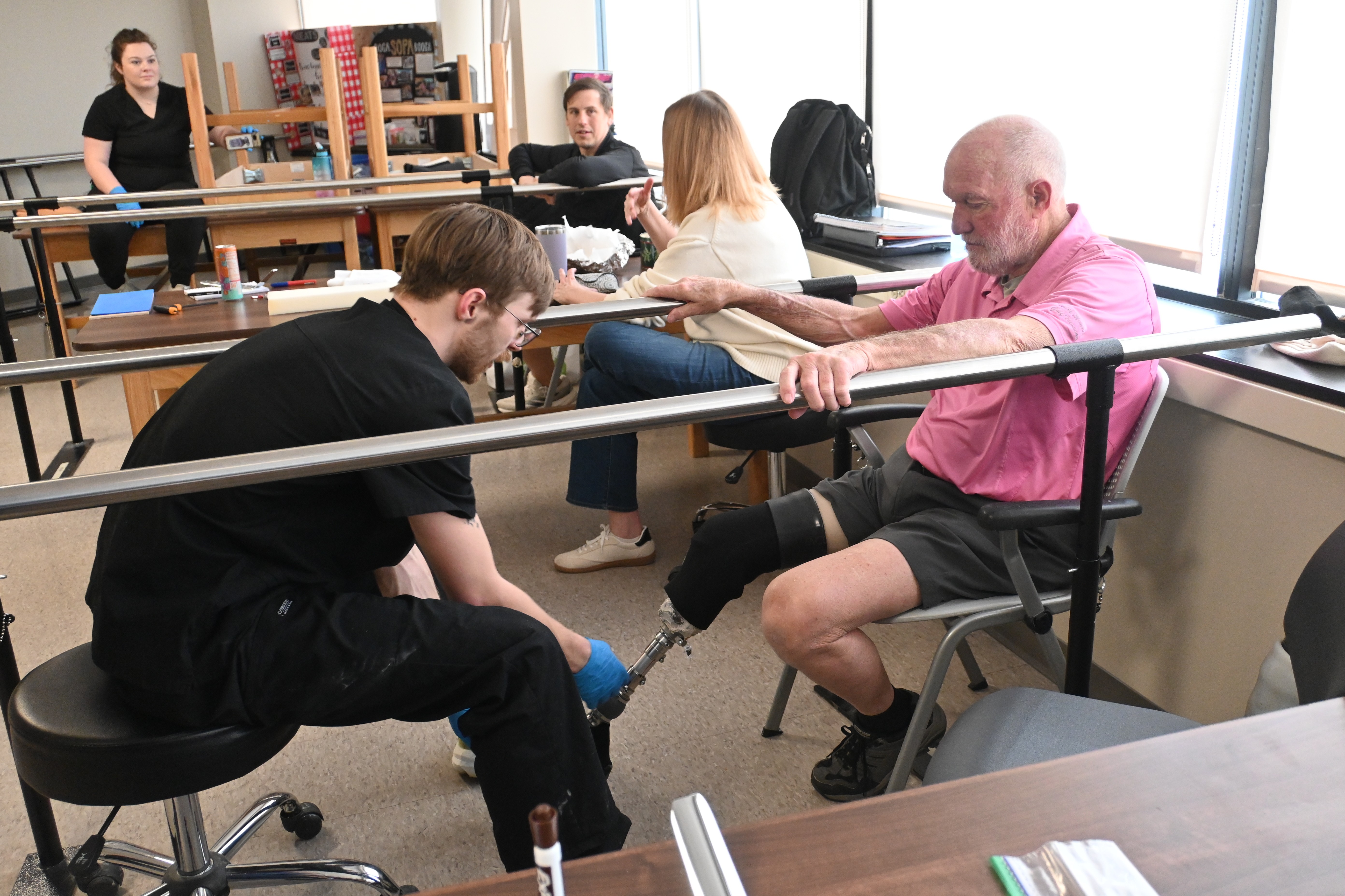 Patient model gets fitted in O&P lab pic4