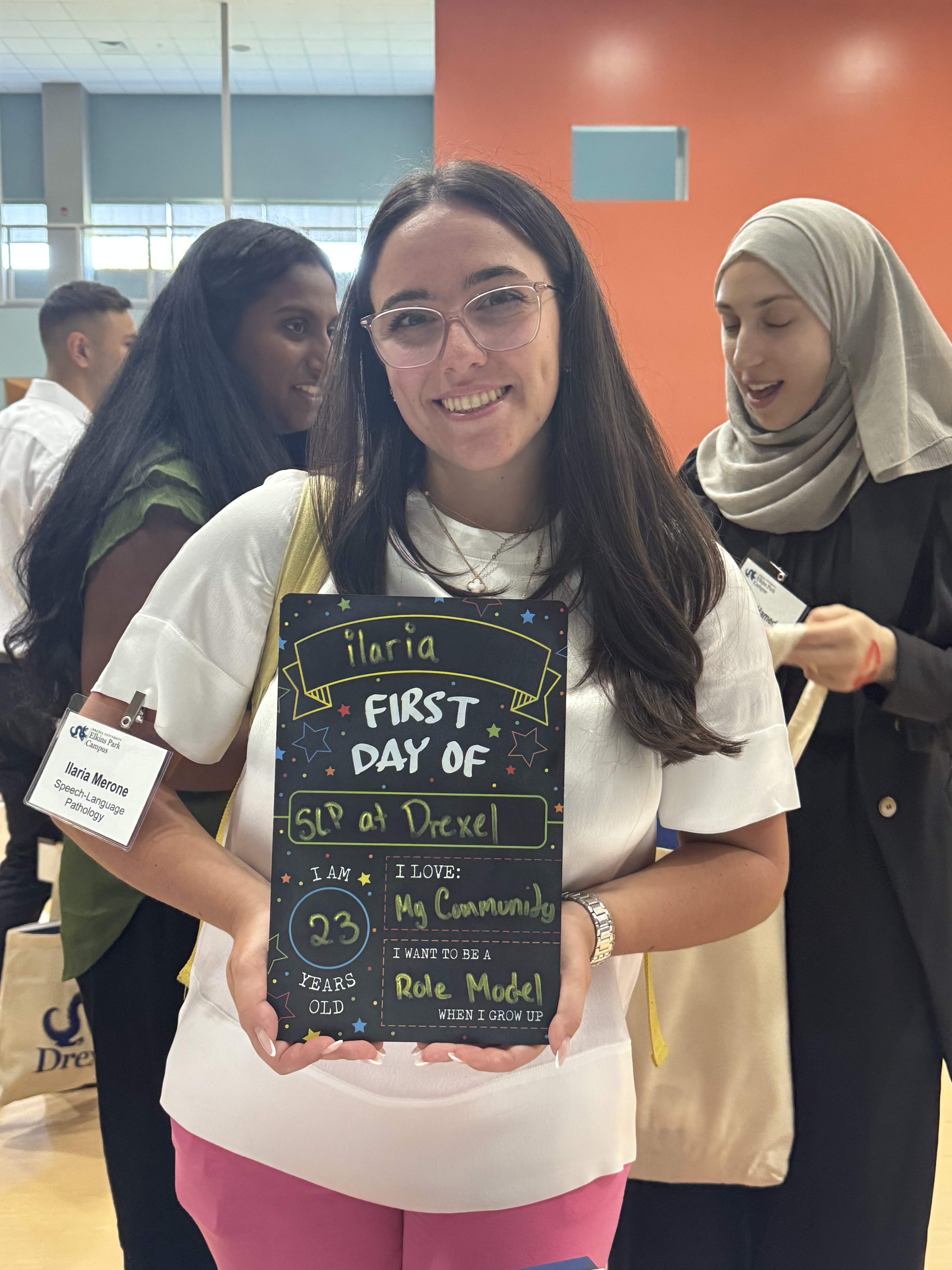 Ilaria Merone SLP at orientation