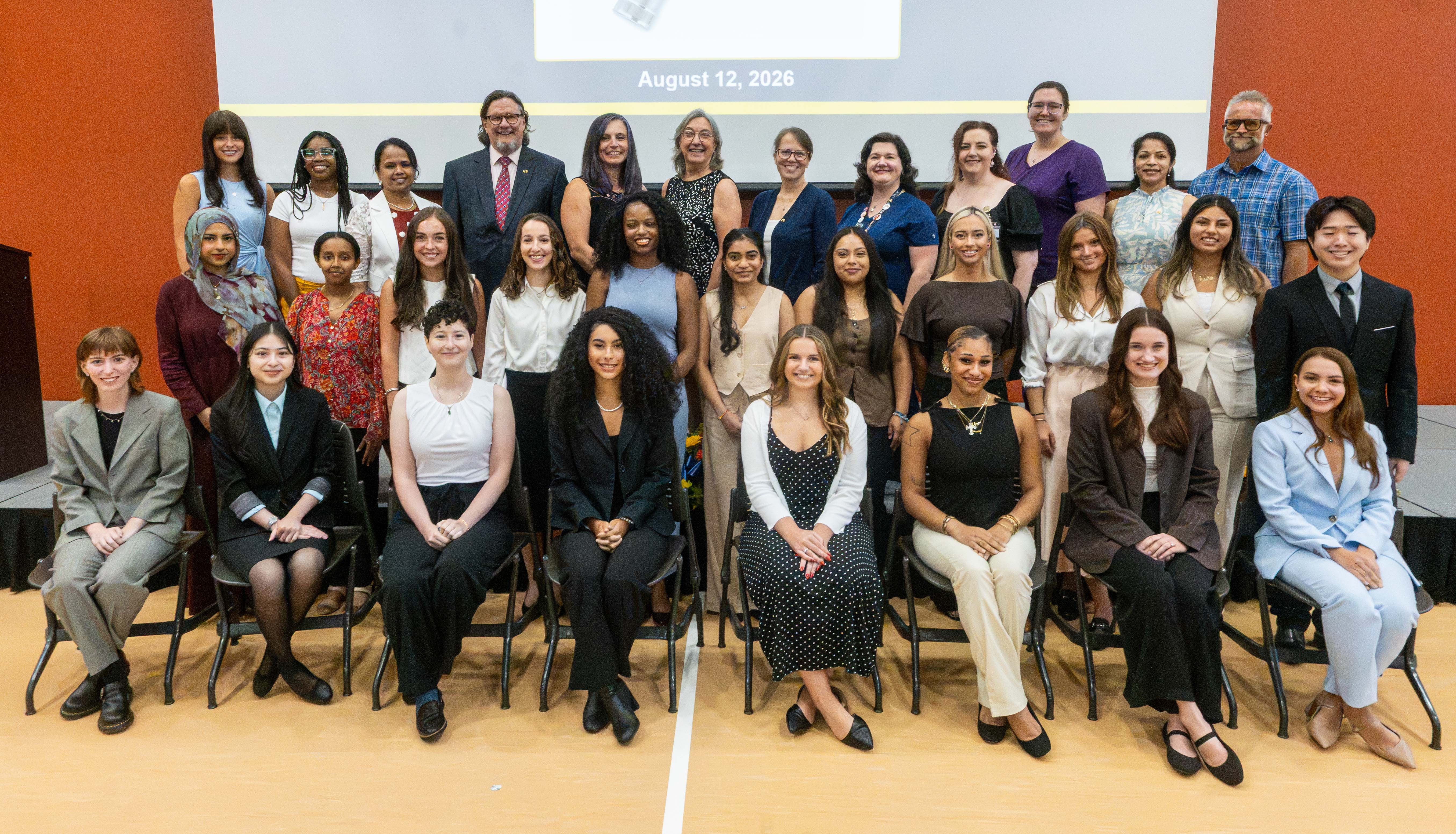 AUD otoscope ceremony group photo