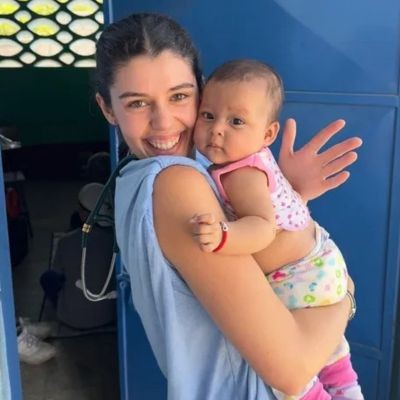 PA student with Guatemalan baby thumb1