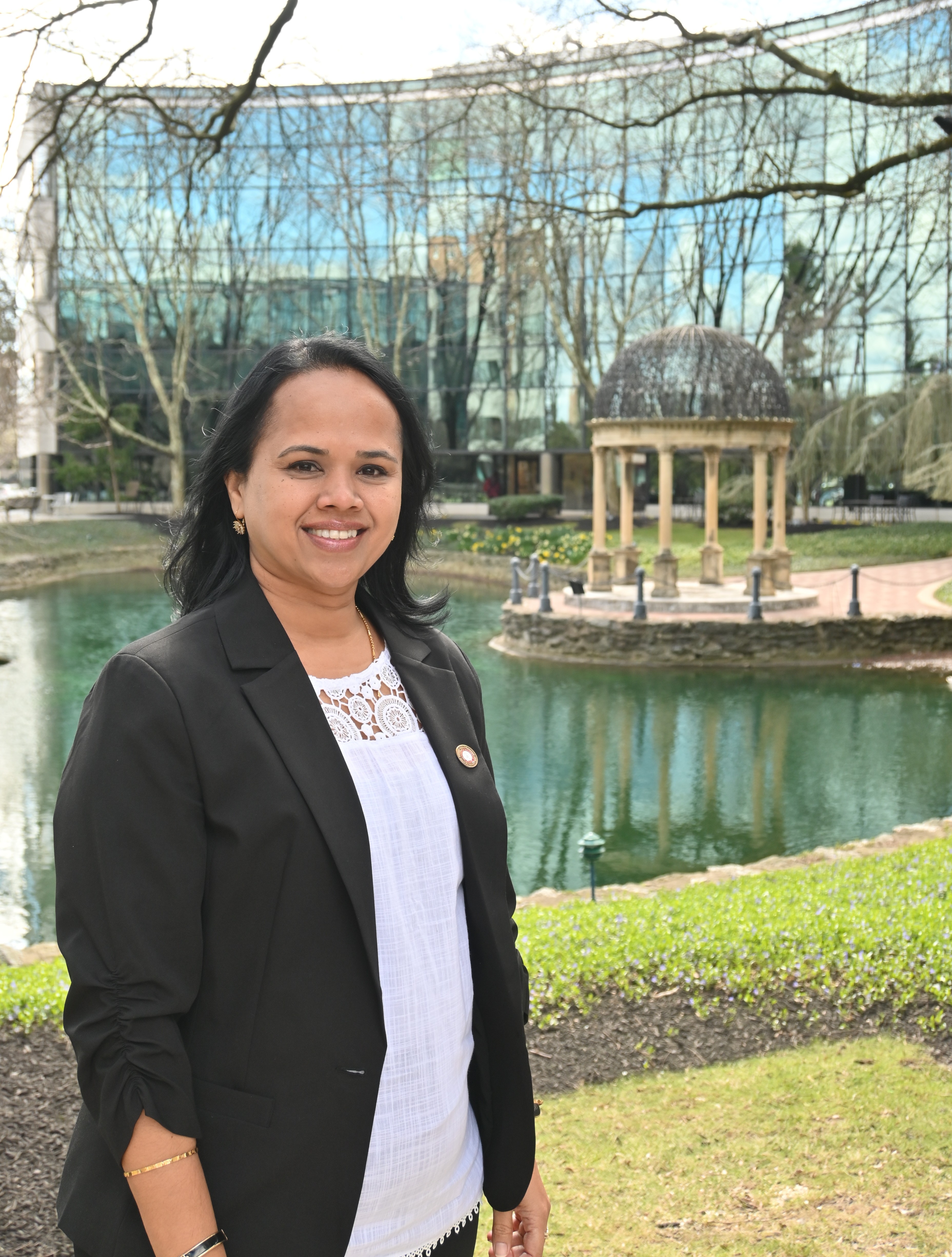 Radhika Aravamudhan and the Salus gazebo