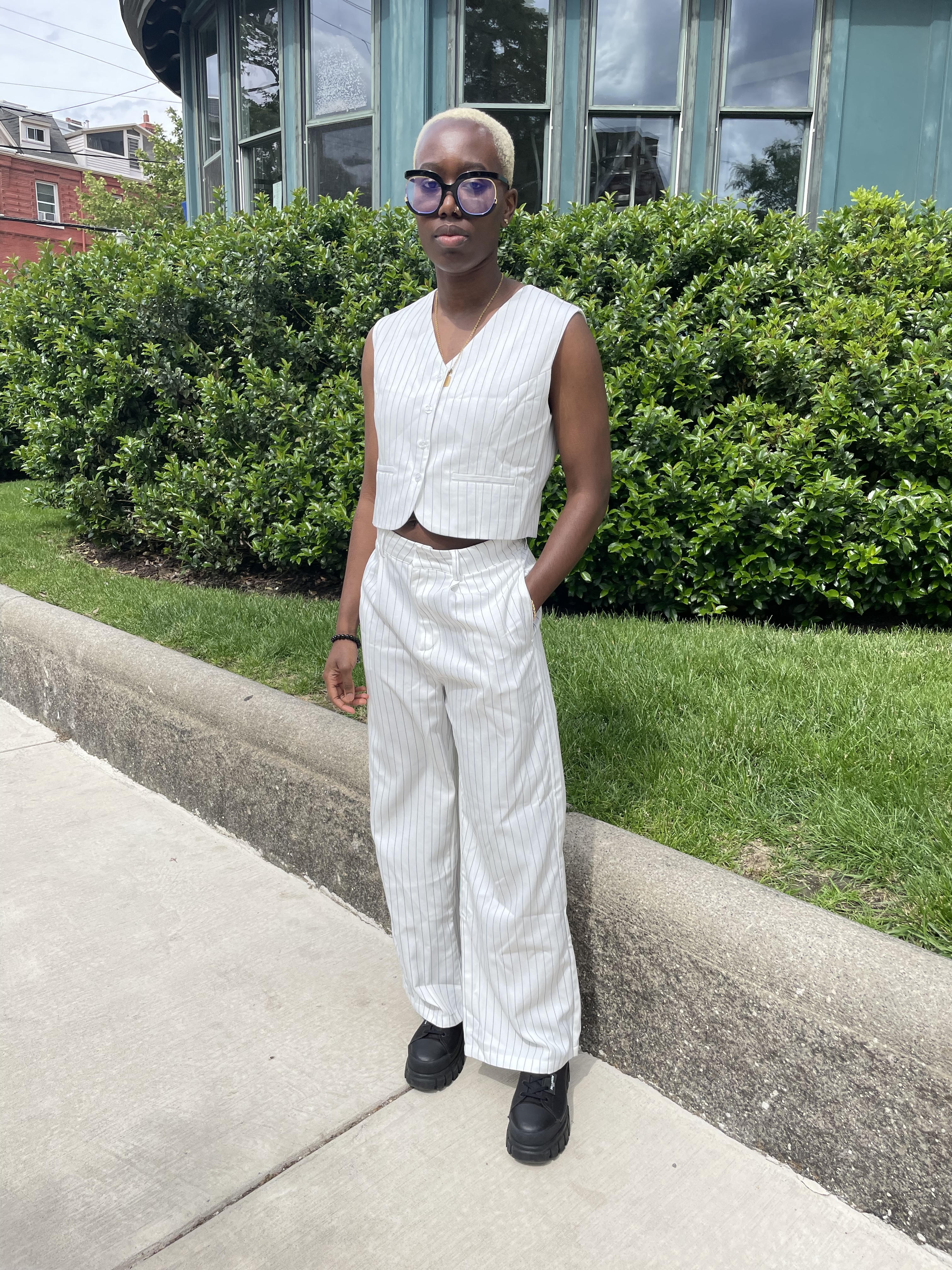 Rachel AB outdoors in front of house pic3