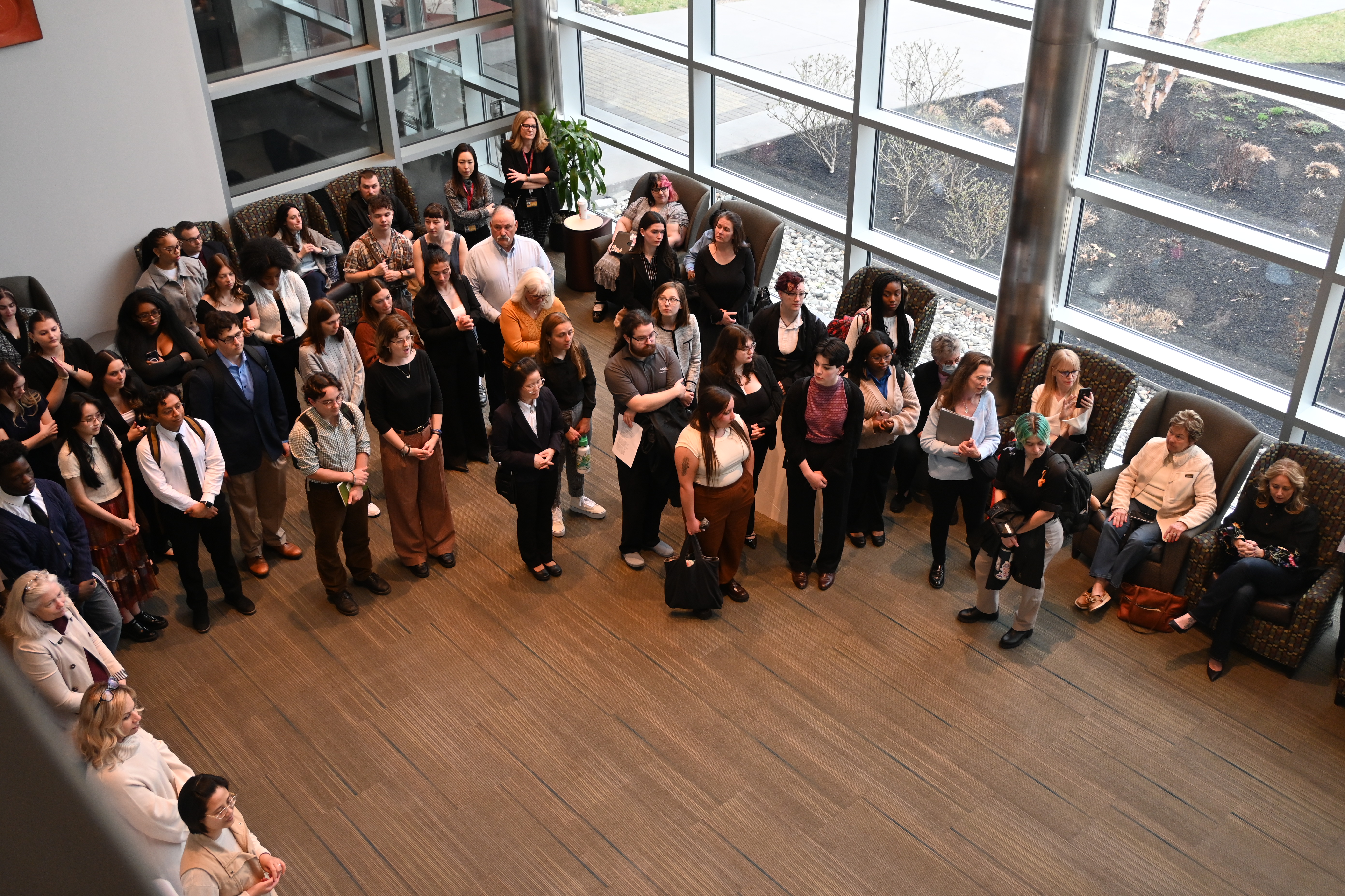 SEPCHE conference attendees in Bennett Lounge