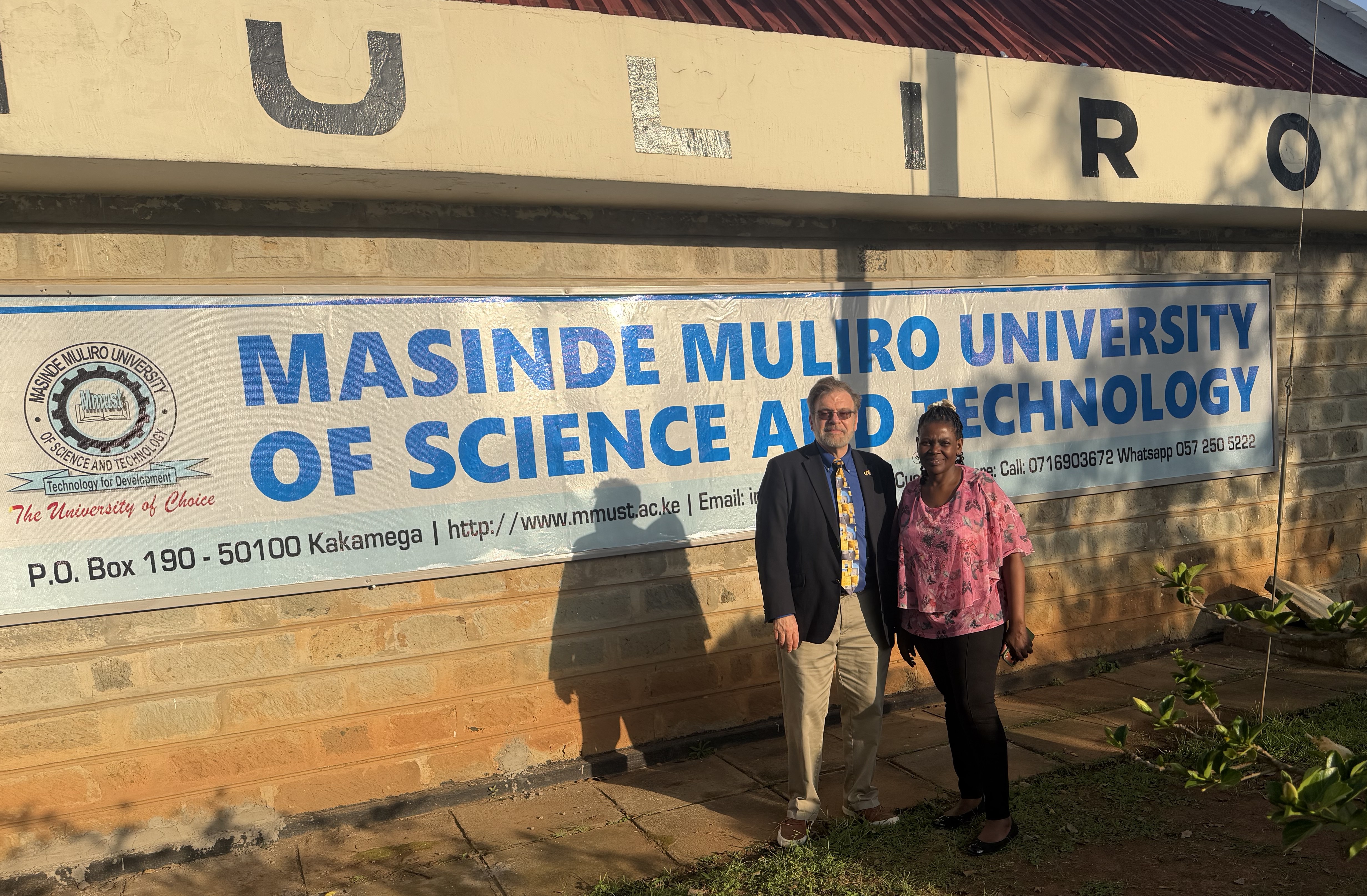 Dr. Weaver at Masinde Muliro University