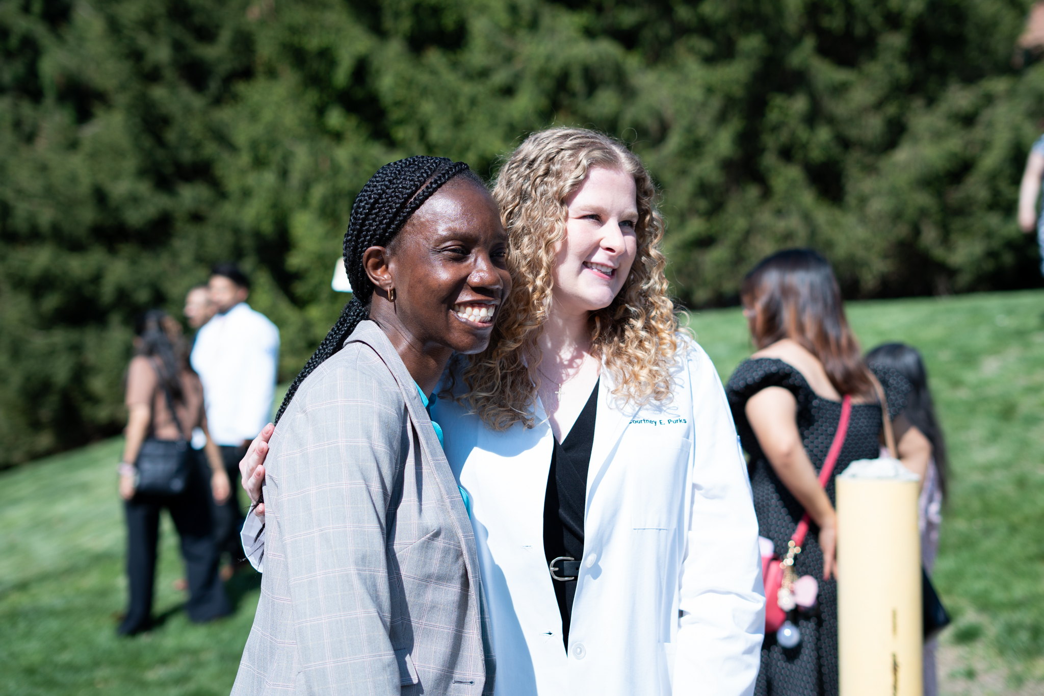 Dr. I with student