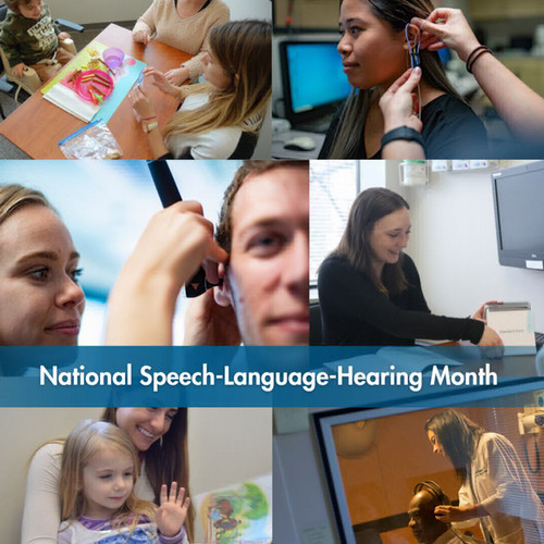 Speech-Language-Hearing Month collage