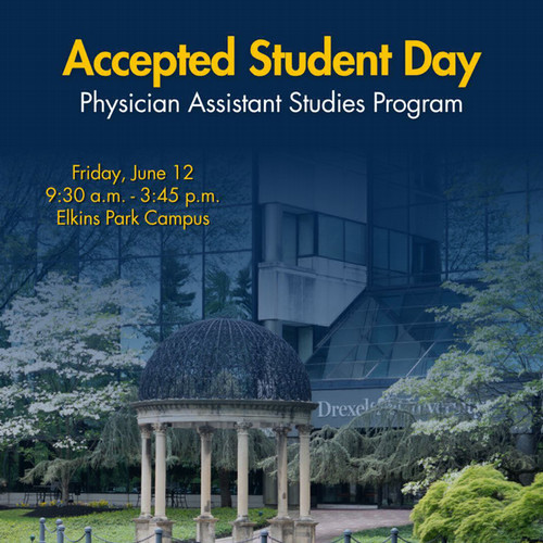 PA accepted student day graphic