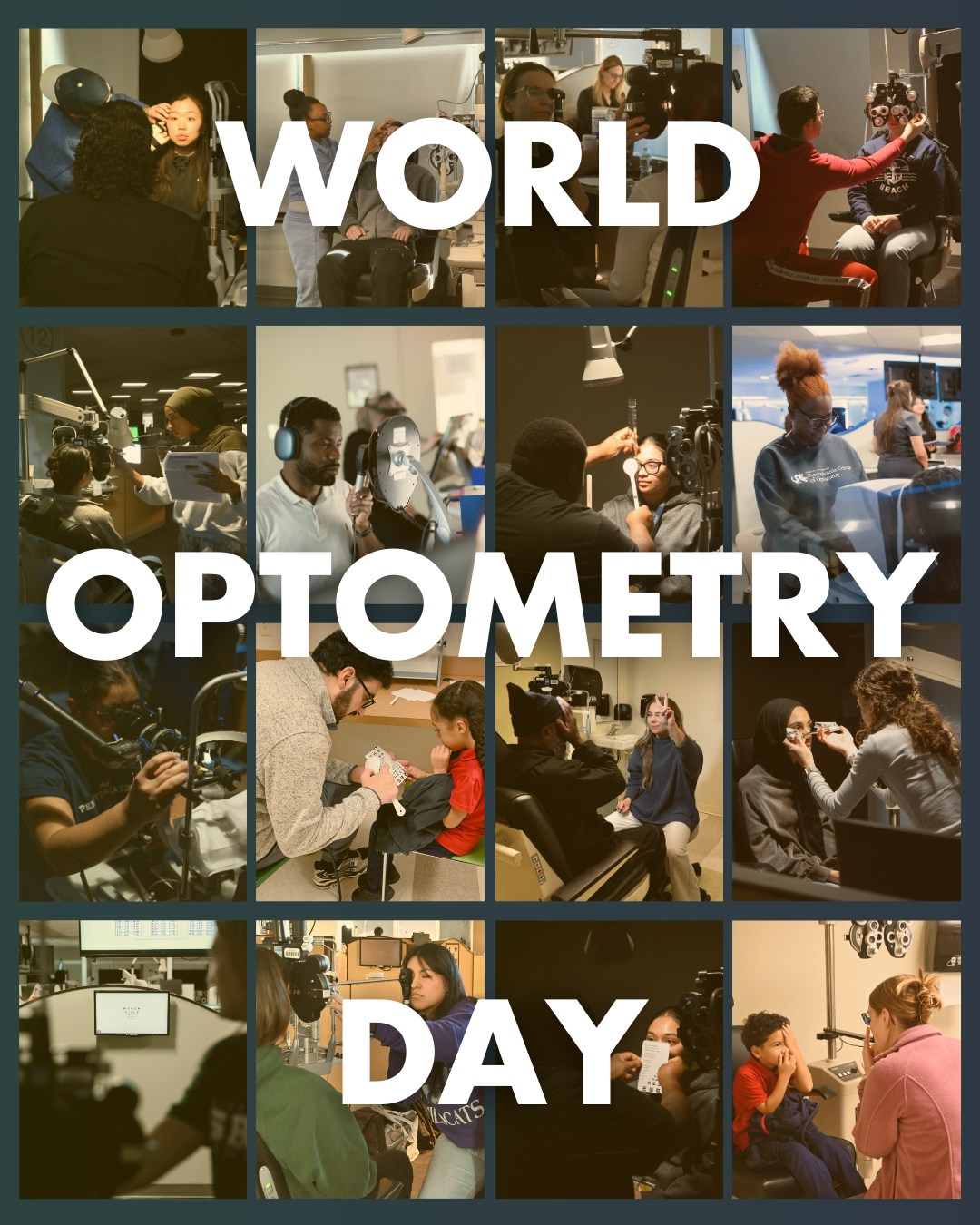 world optometry day collage