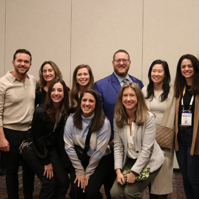 group photo of optometrists at Academy reception