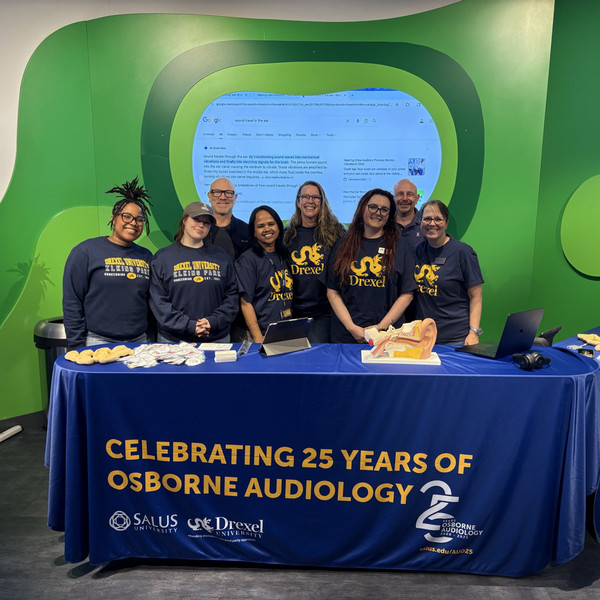 audiology group photo at the Franklin Institute