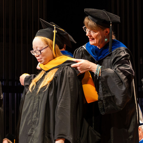 BLVS student at graduation