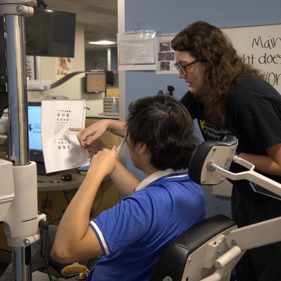 OD students in lab