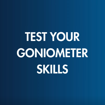 goniometer skills video