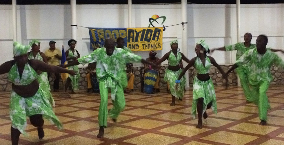 dancers in Haiti