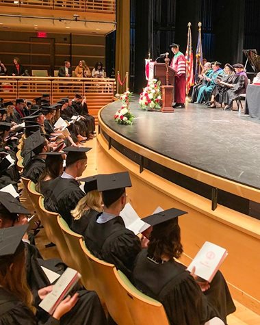 Dr. Mittelman at Commencement