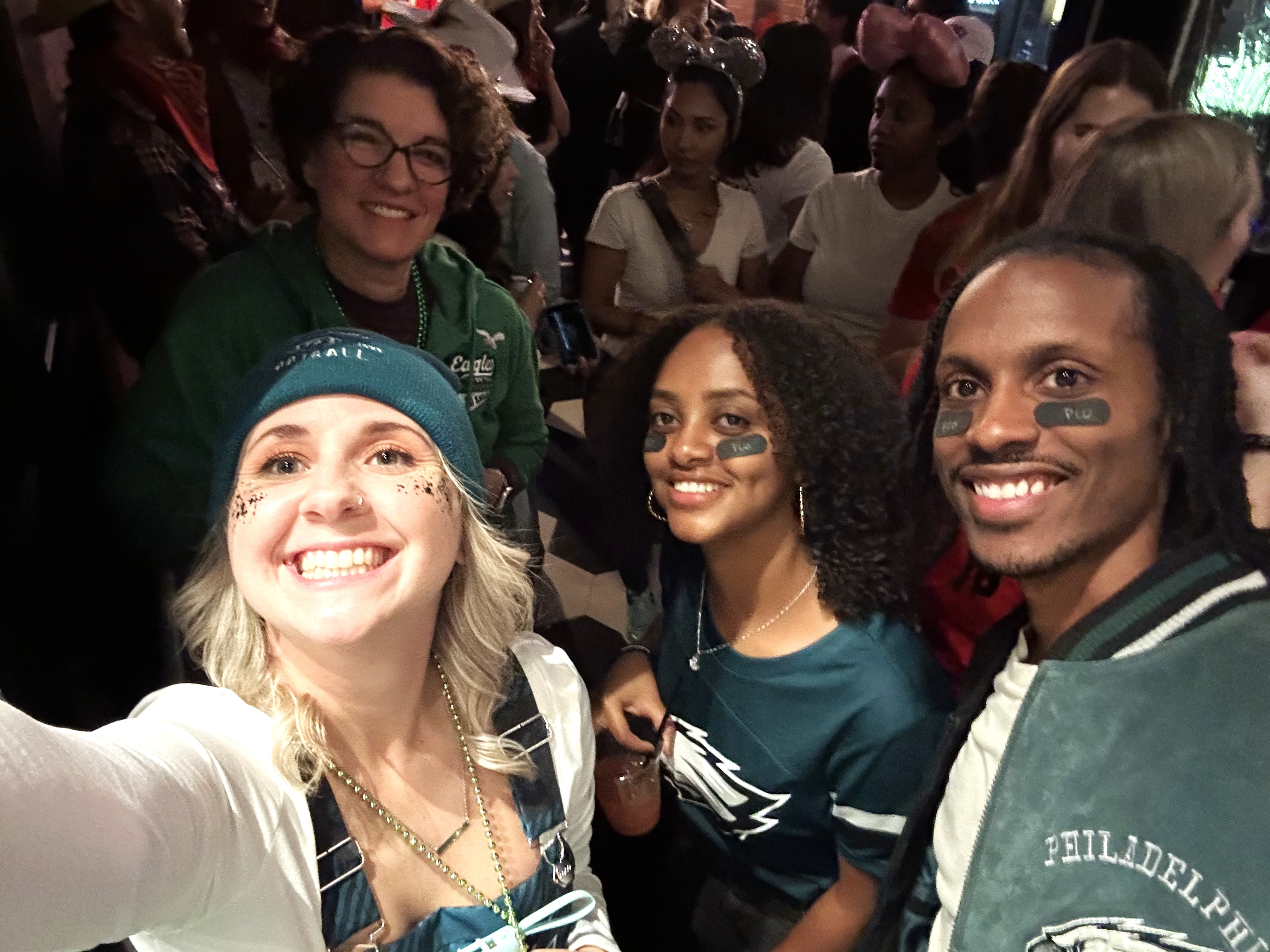PCO students in Eagles gear pic1