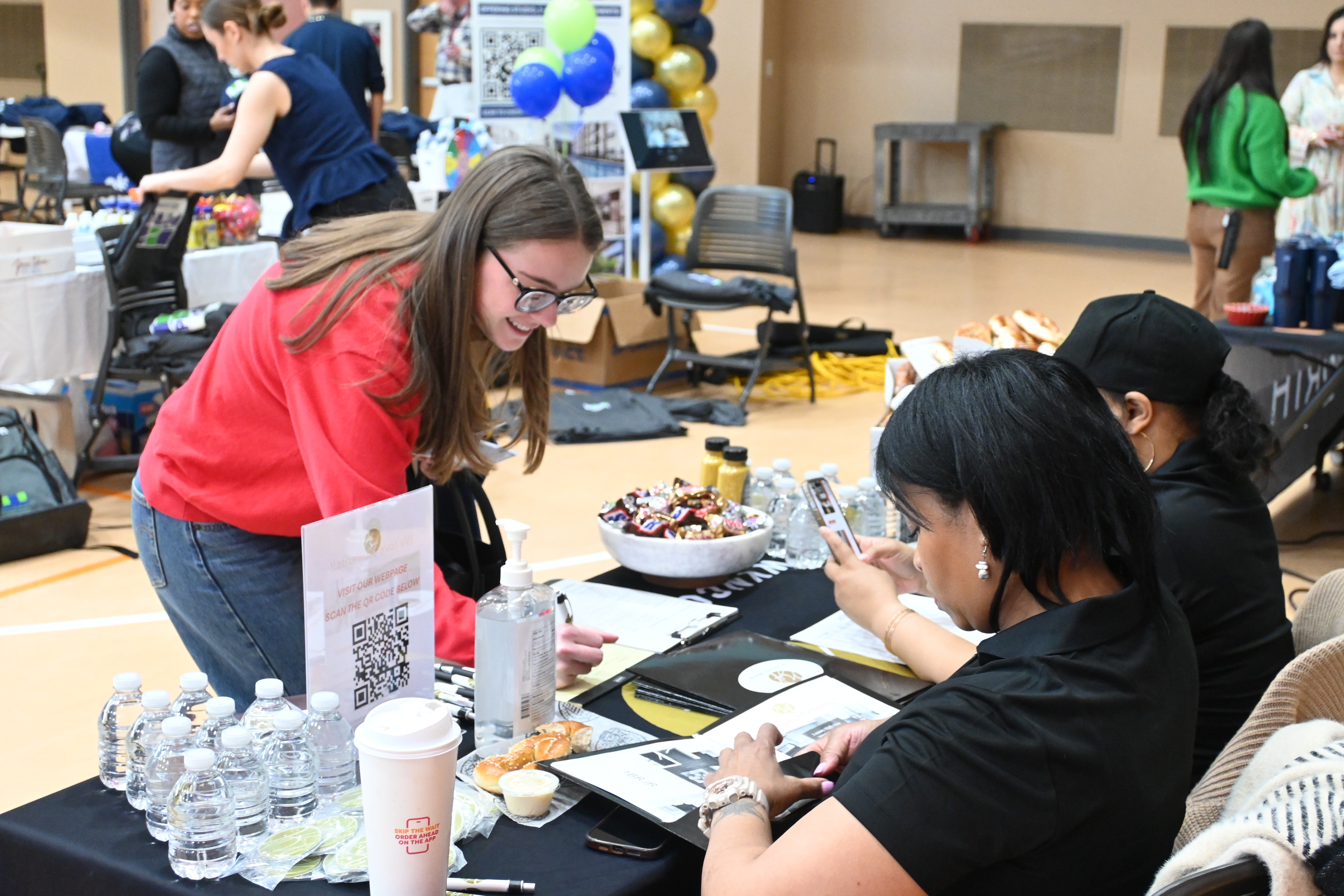 OT student Grace Lynch at Accepted Students Day pic3