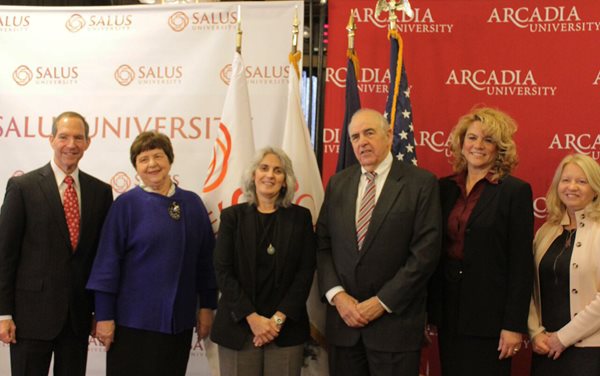 Arcadia and Salus MOU group photo