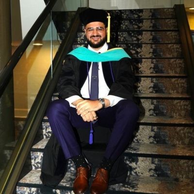 Atif Khan in cap and gown thumbpic