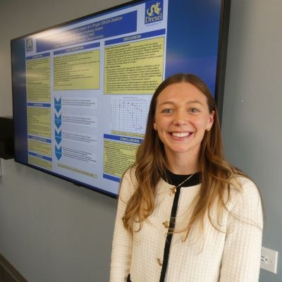 AUD Casey Ems and her poster thumbpic2