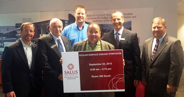 Pictured above are representatives of the exhibitors: Allergan, Bio-Tissue, MiBo Medical Group, Optovue and Topcon Medical Systems, Inc.