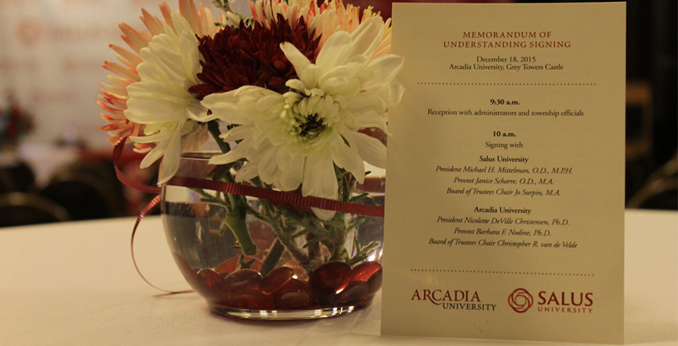 flowers and invitation