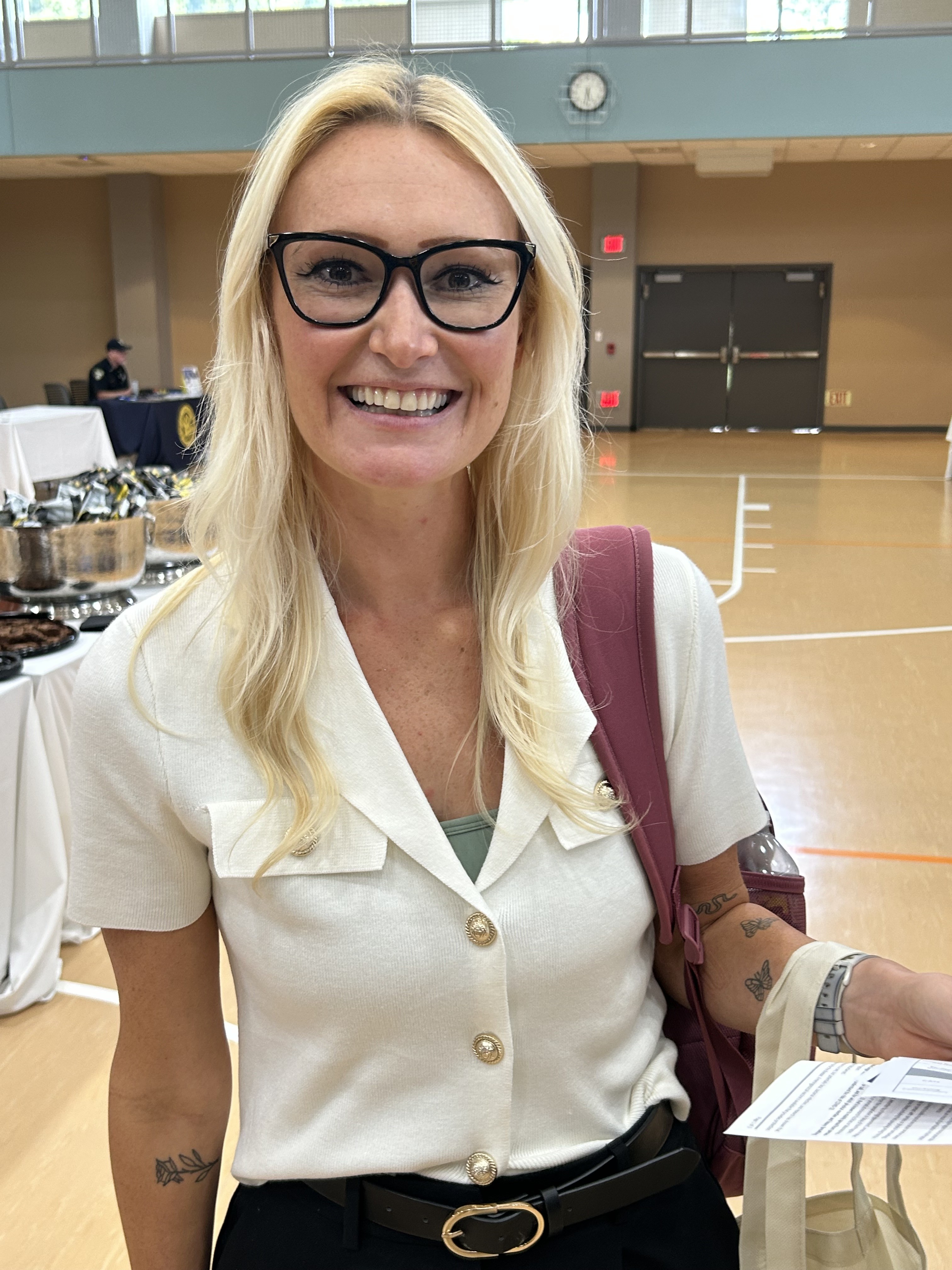OD student Julie Matheny at orientation