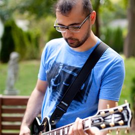 Luis Trujillo playing guitar